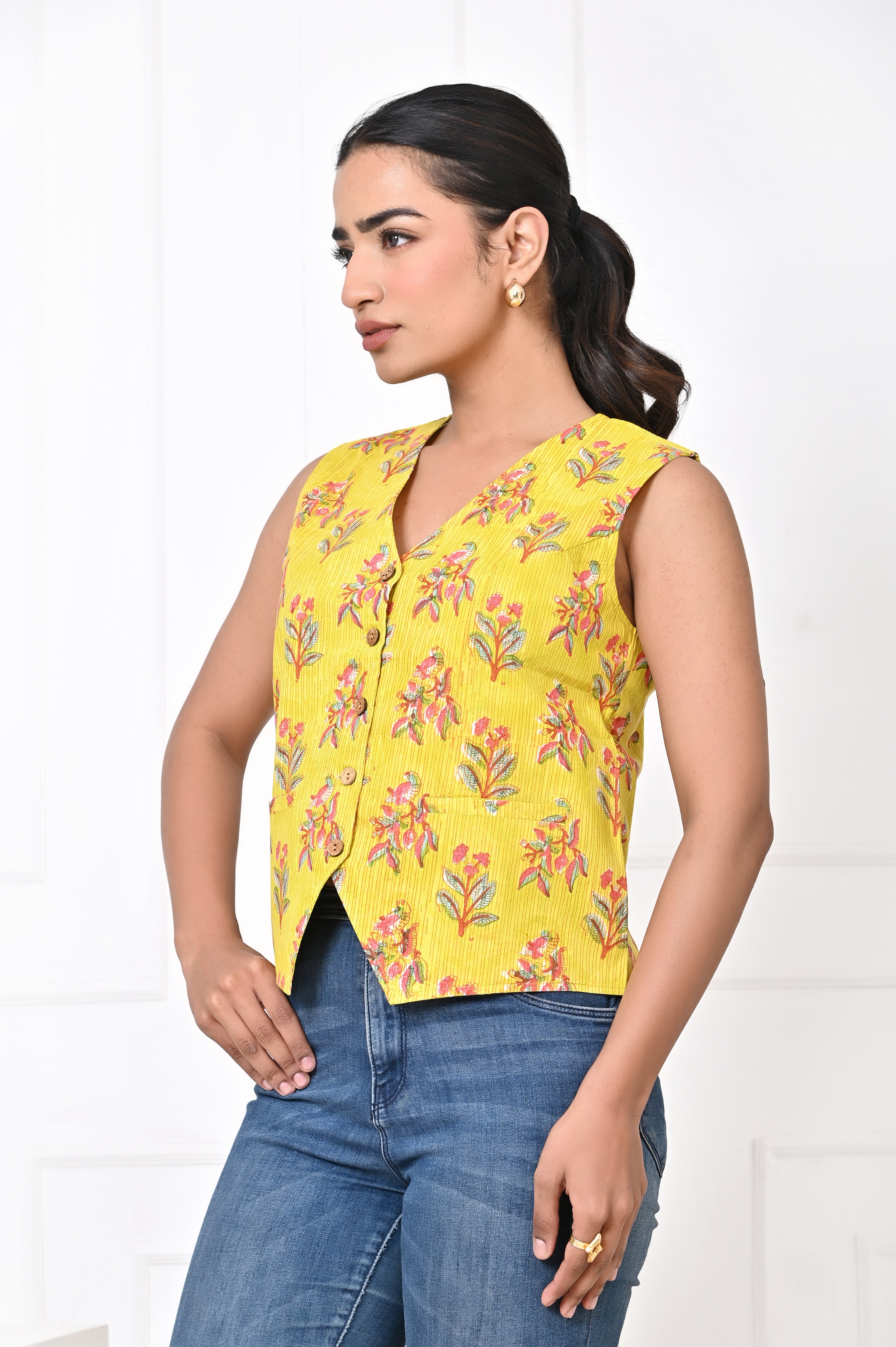 Yellow and Pink Koti