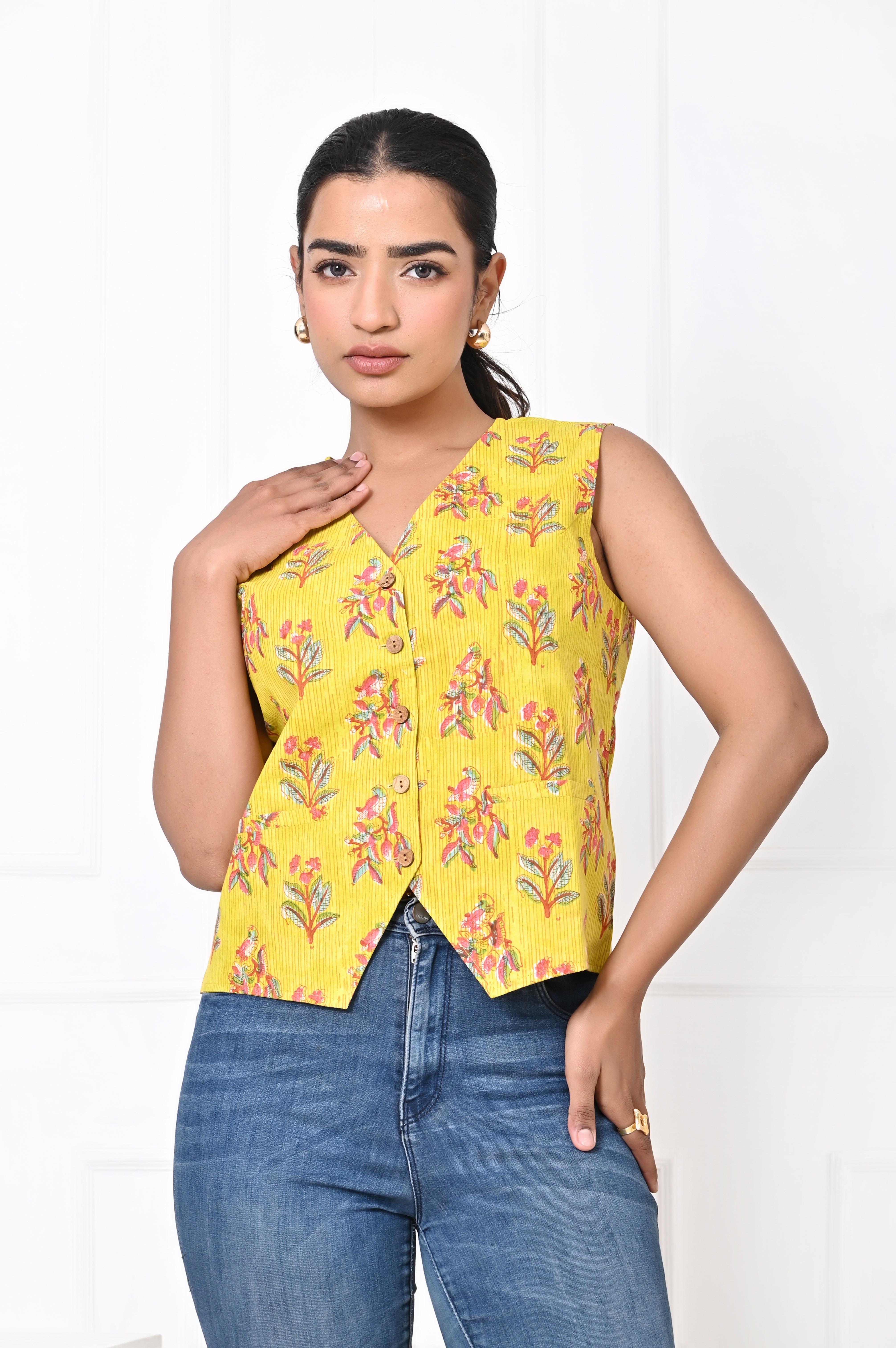 Yellow and Pink Koti