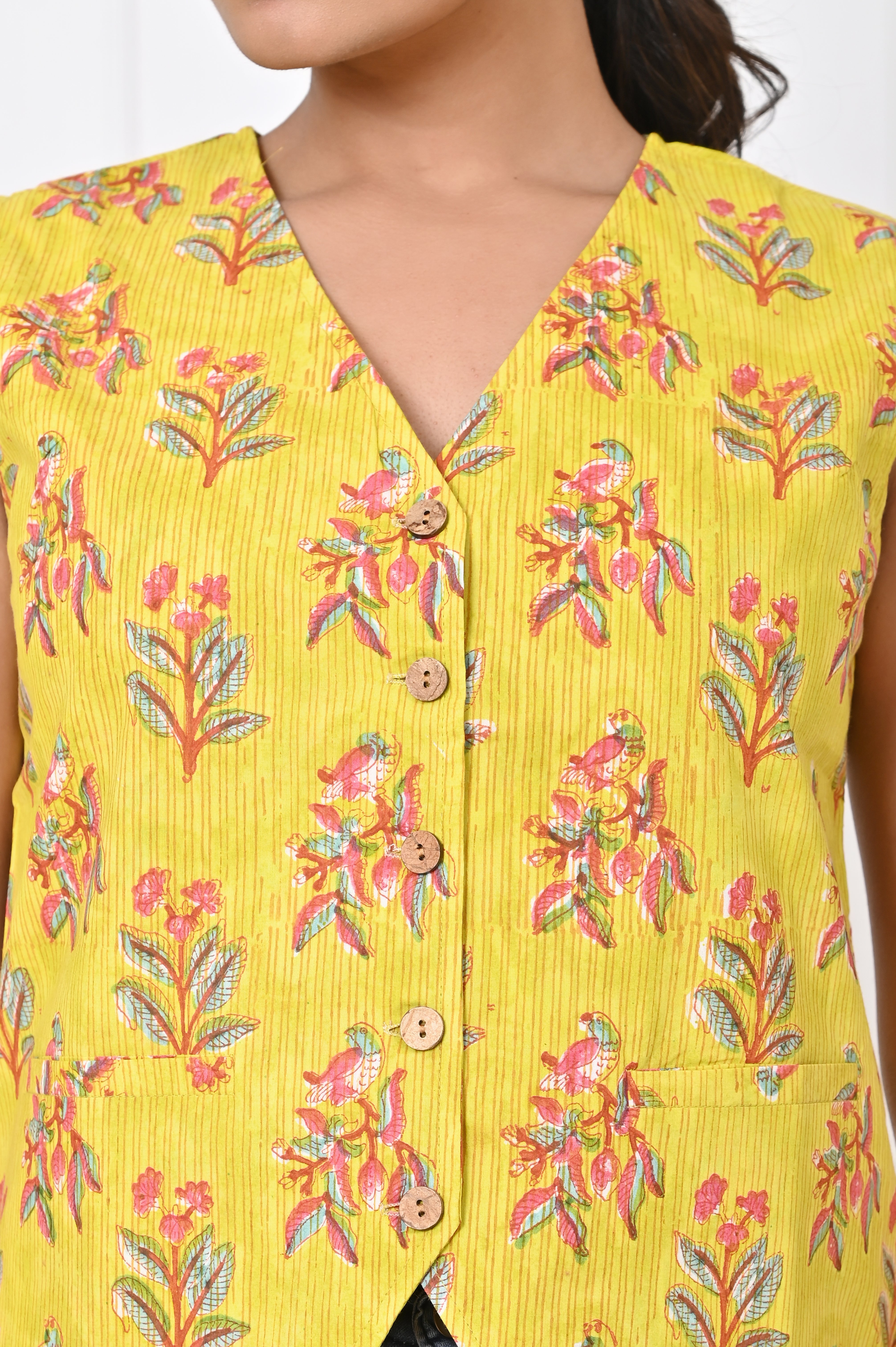 Yellow and Pink Koti
