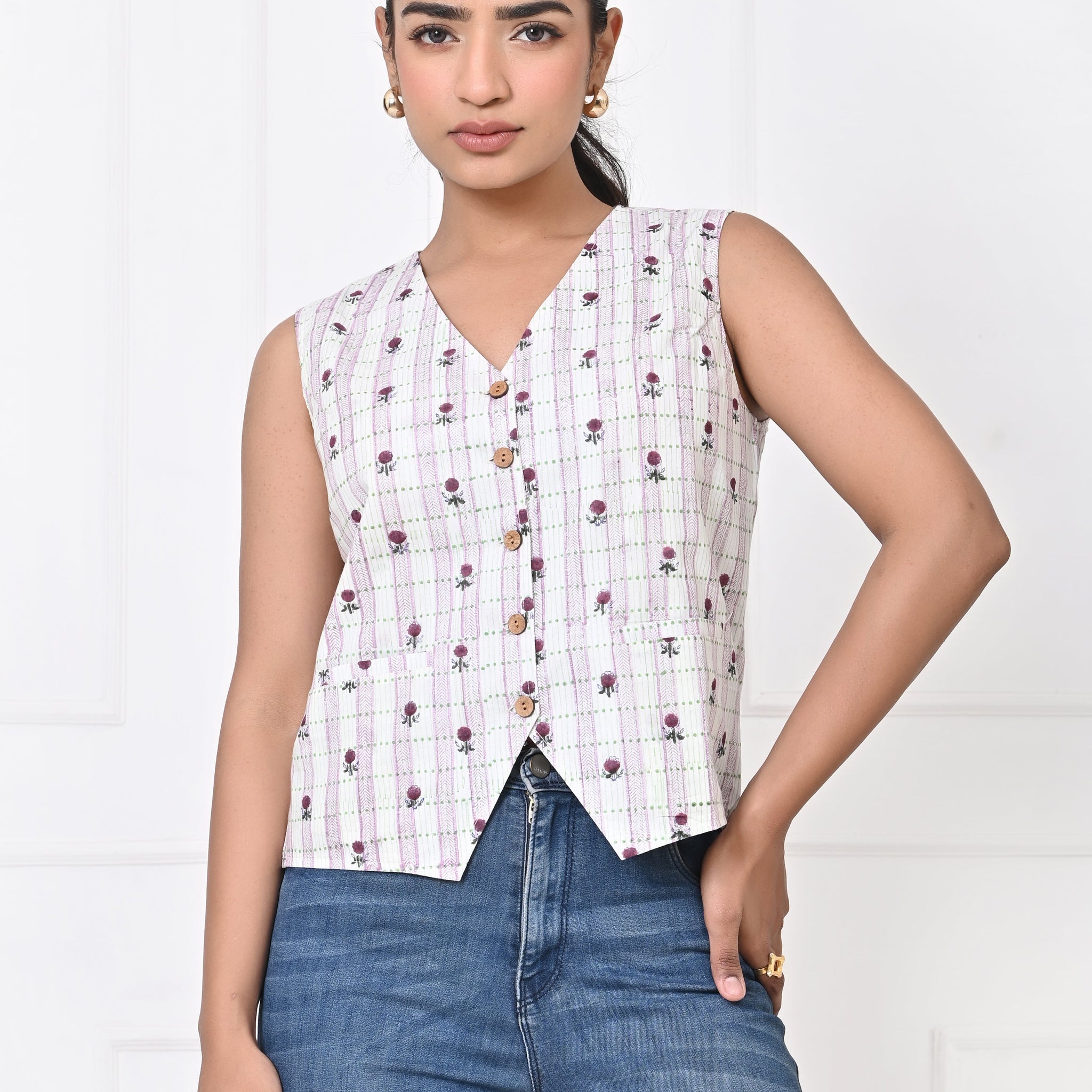 White and Purple Koti
