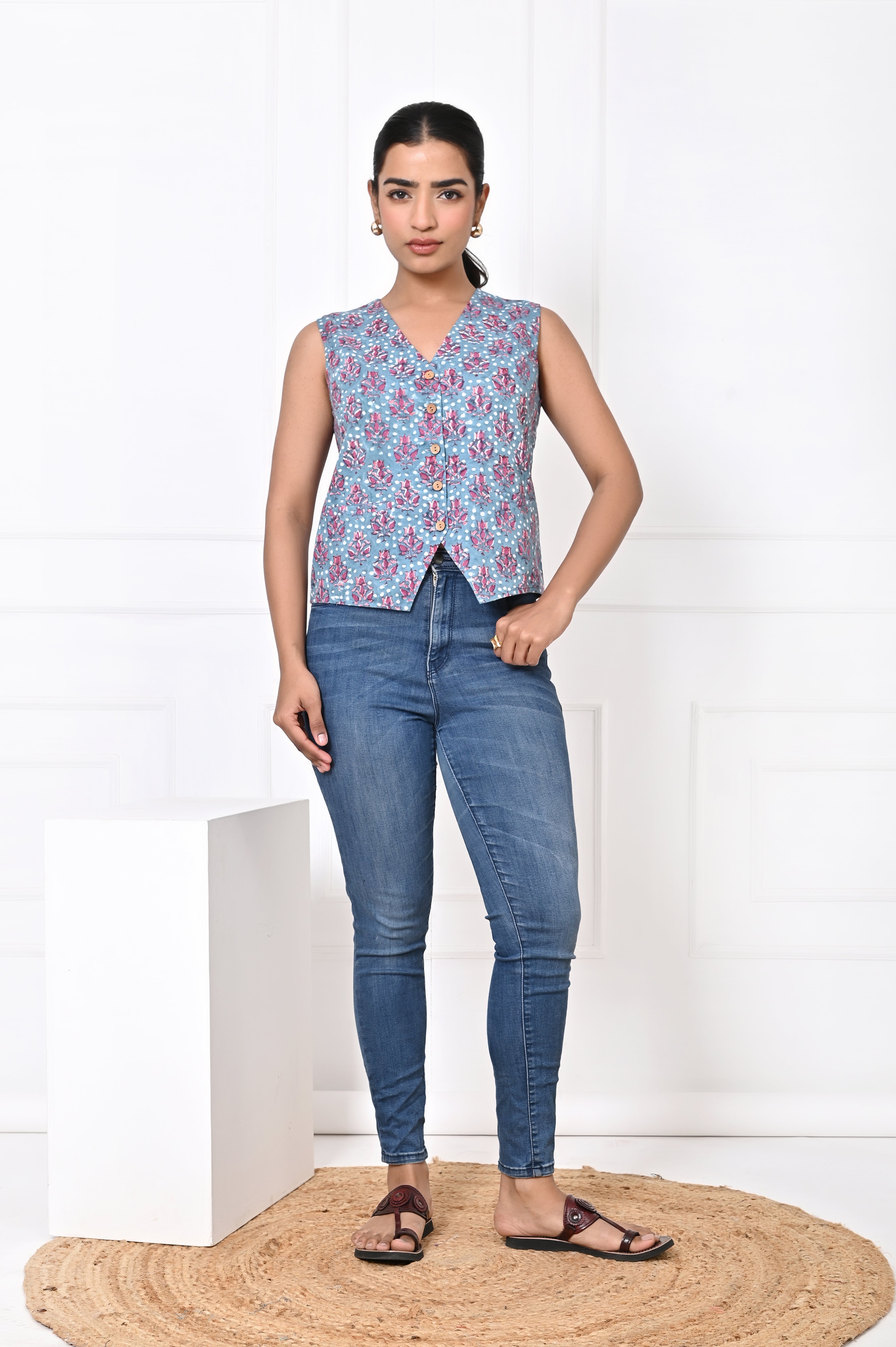 Blue and Pink Koti