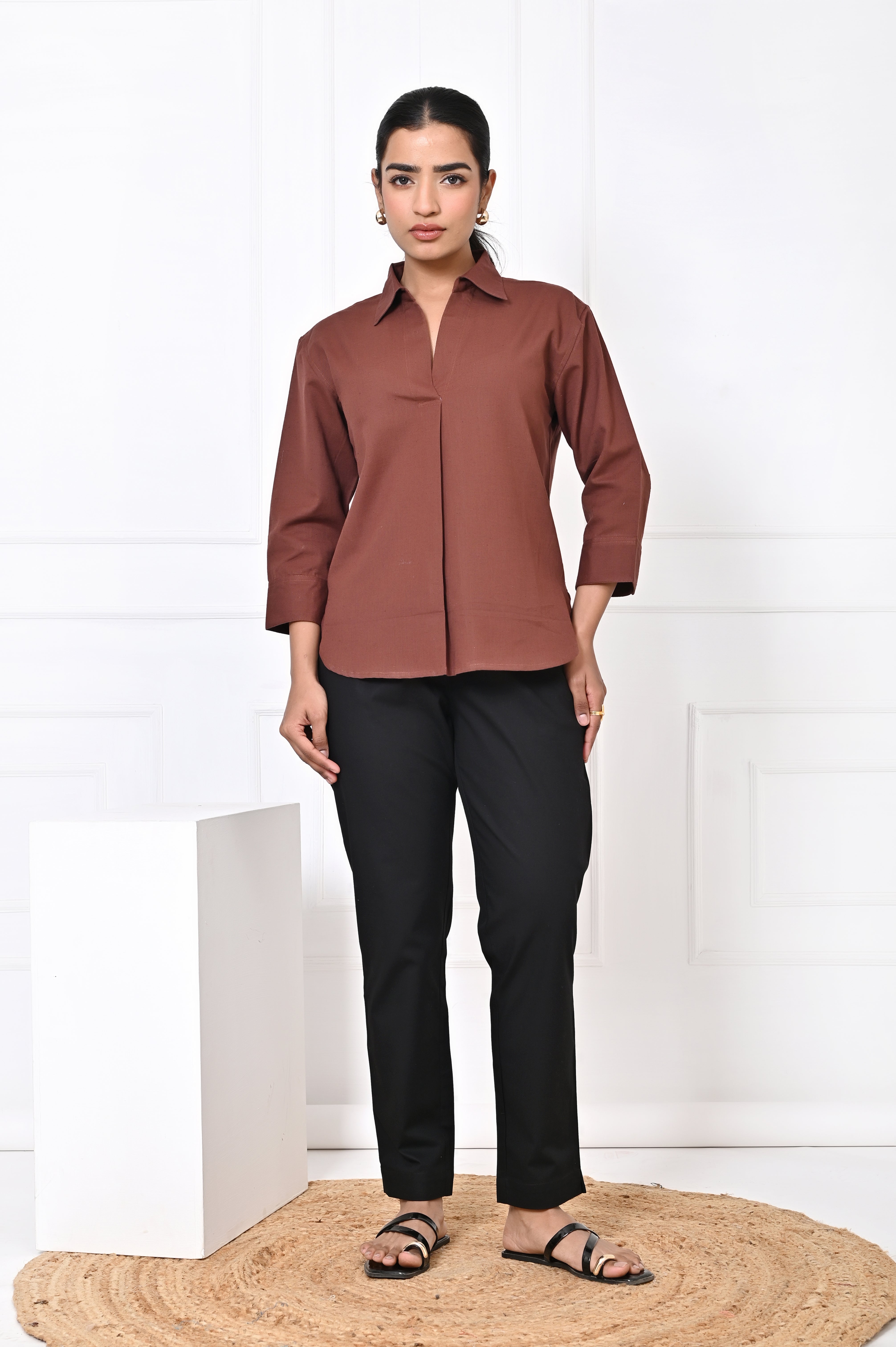 Black Straight Pant
