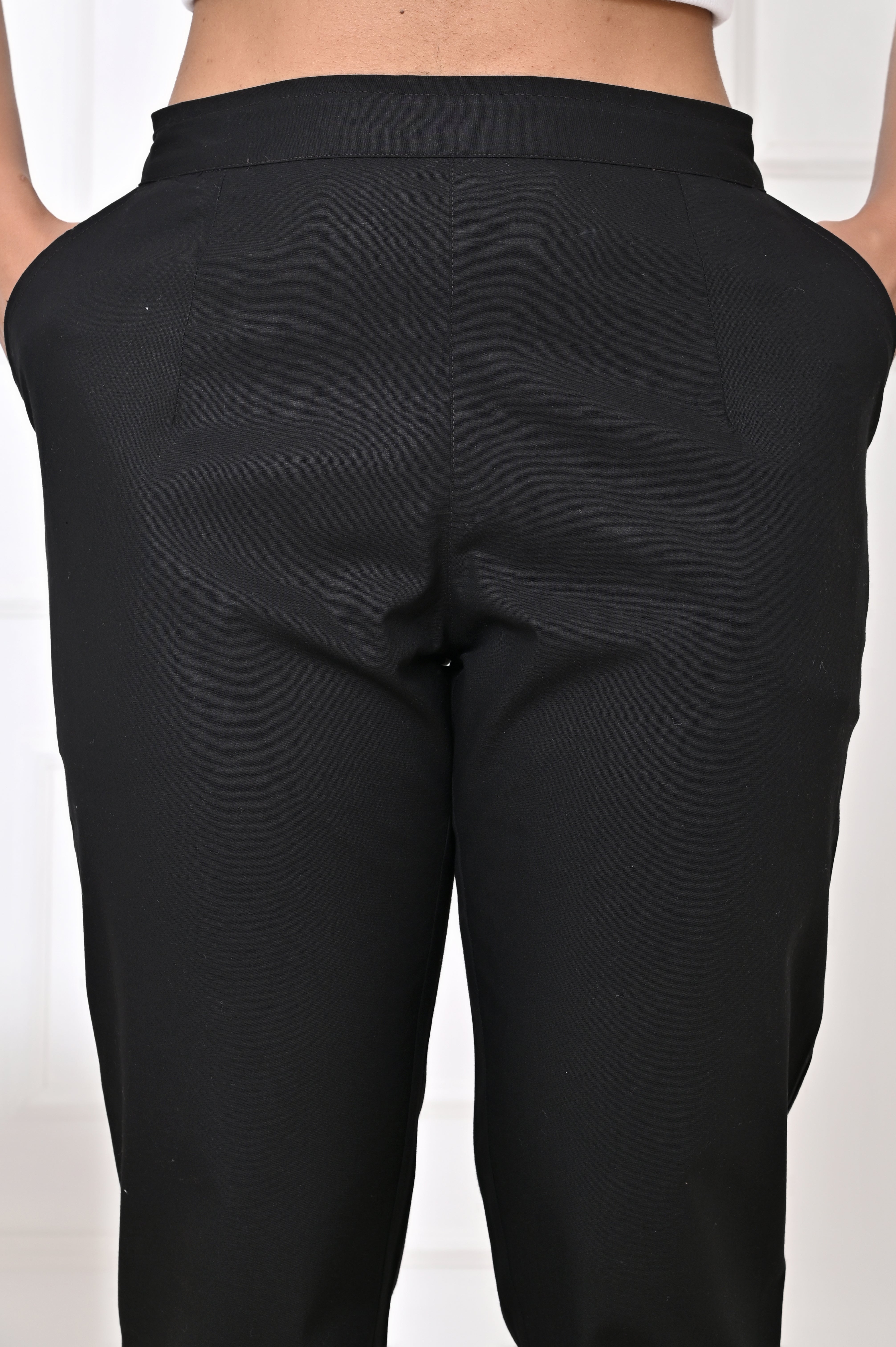 Black Straight Pant