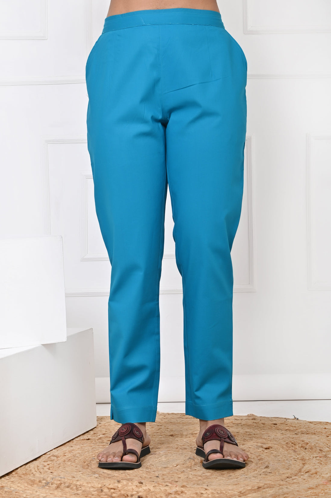 Turquoise Straight Pant