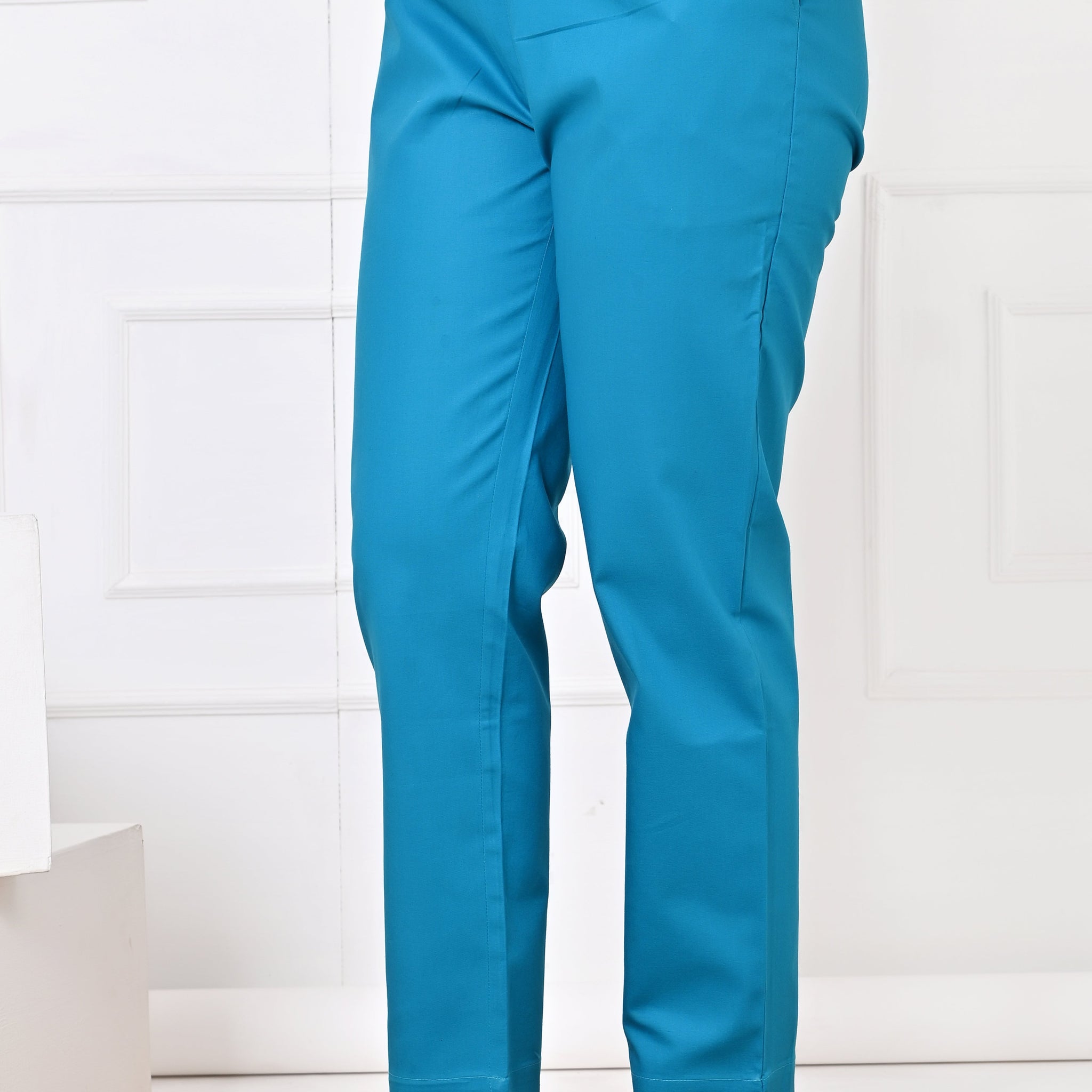 Turquoise Straight Pant