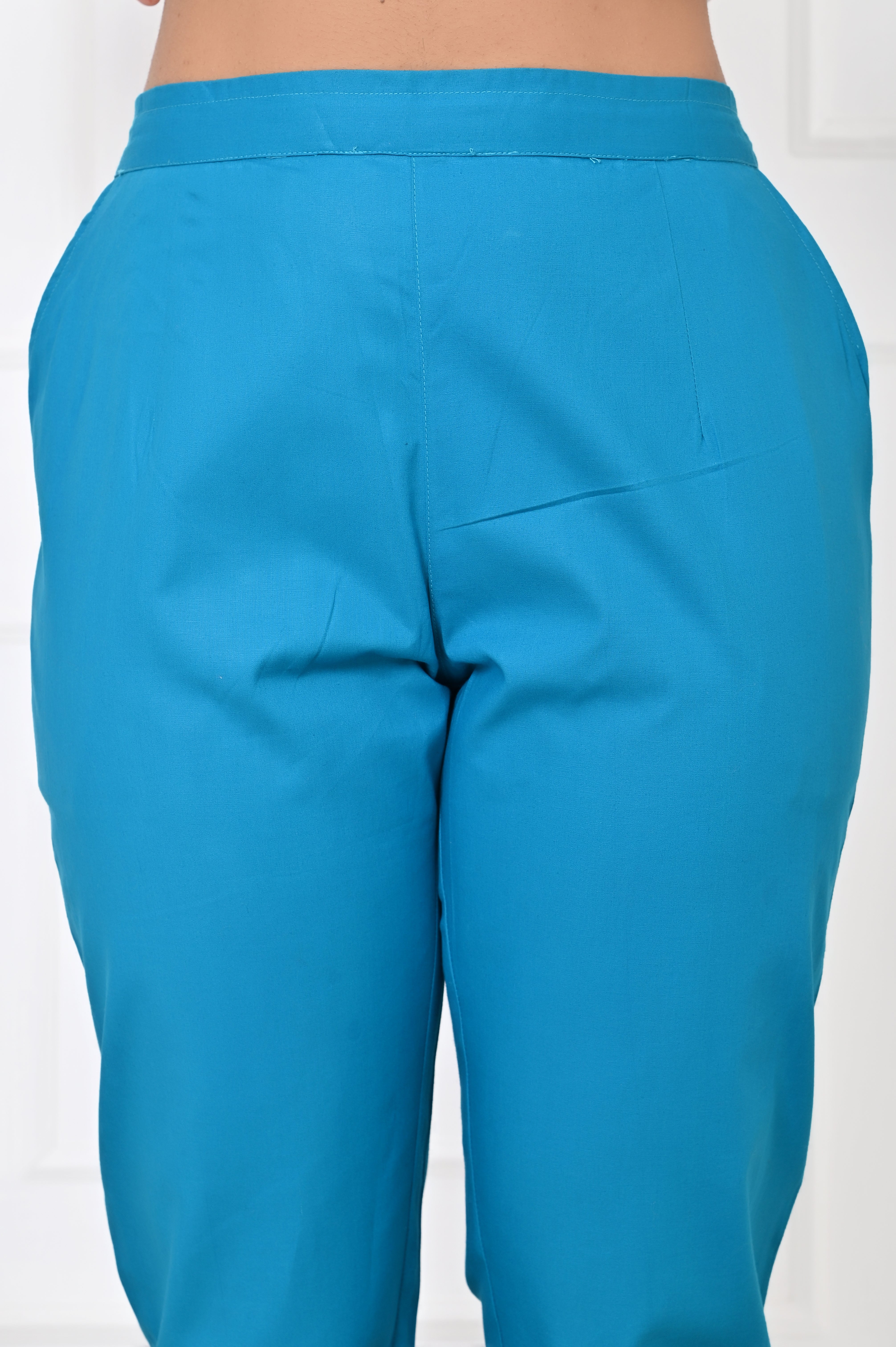 Turquoise Straight Pant