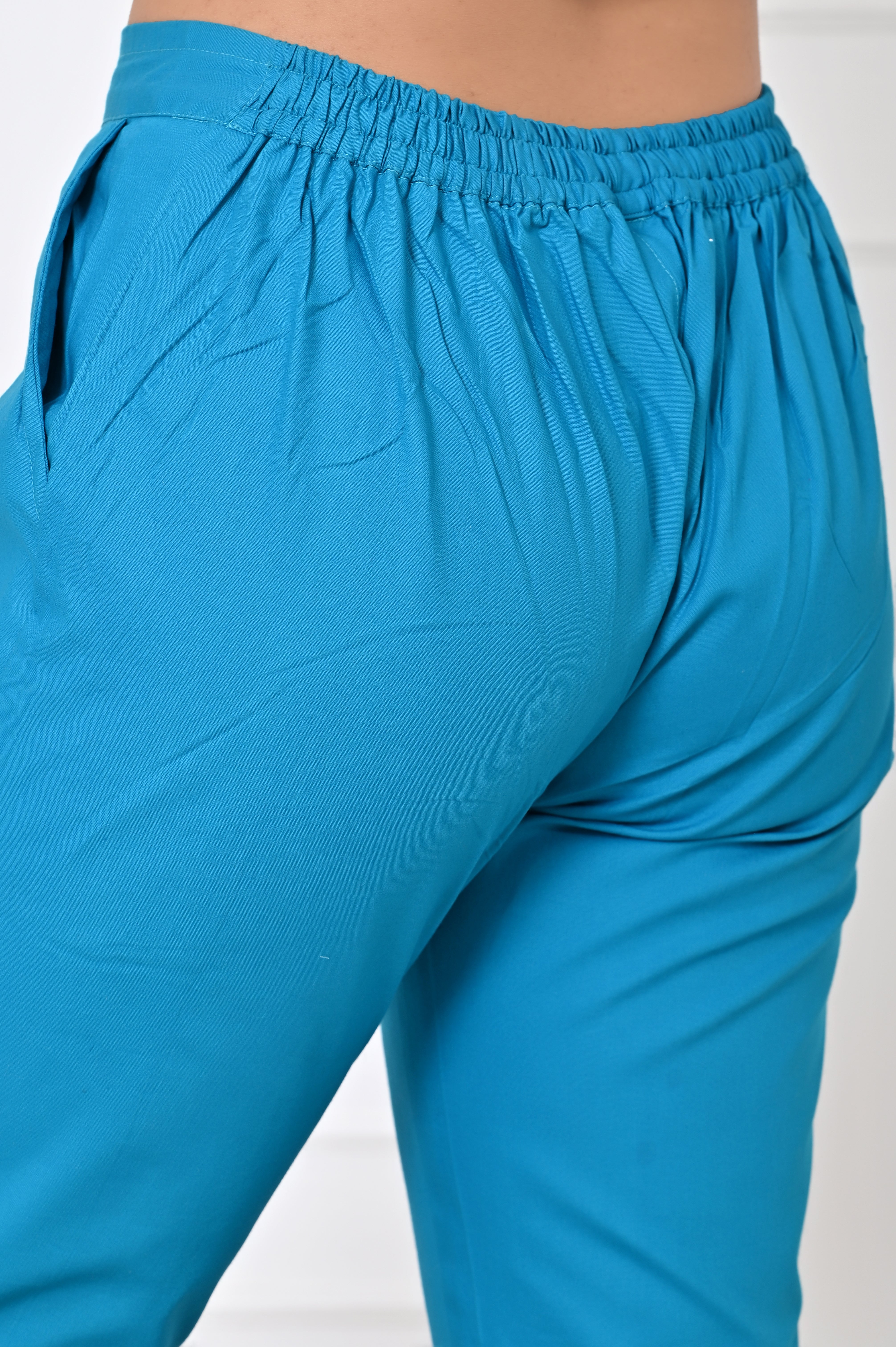 Turquoise Straight Pant