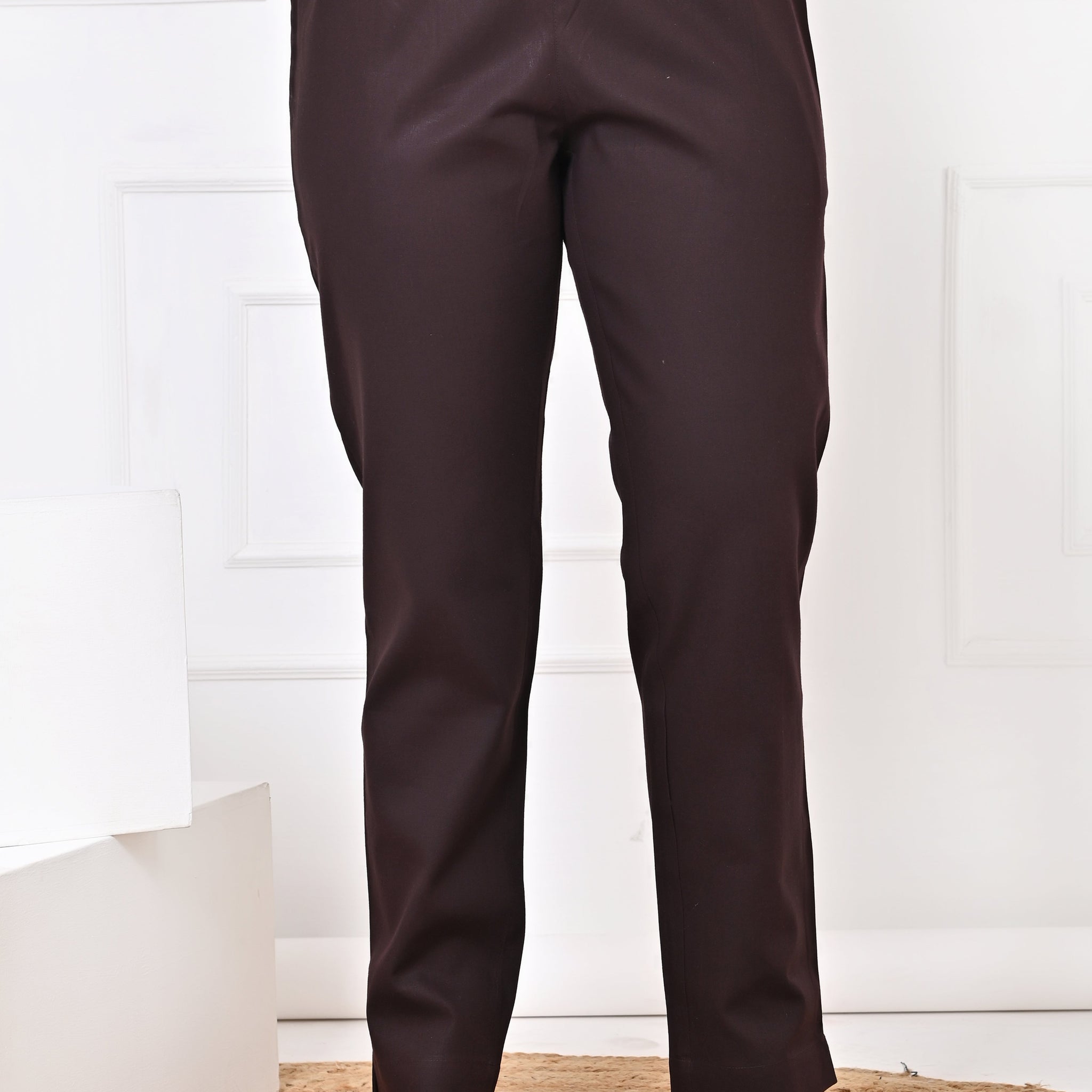 Brown Straight Pant