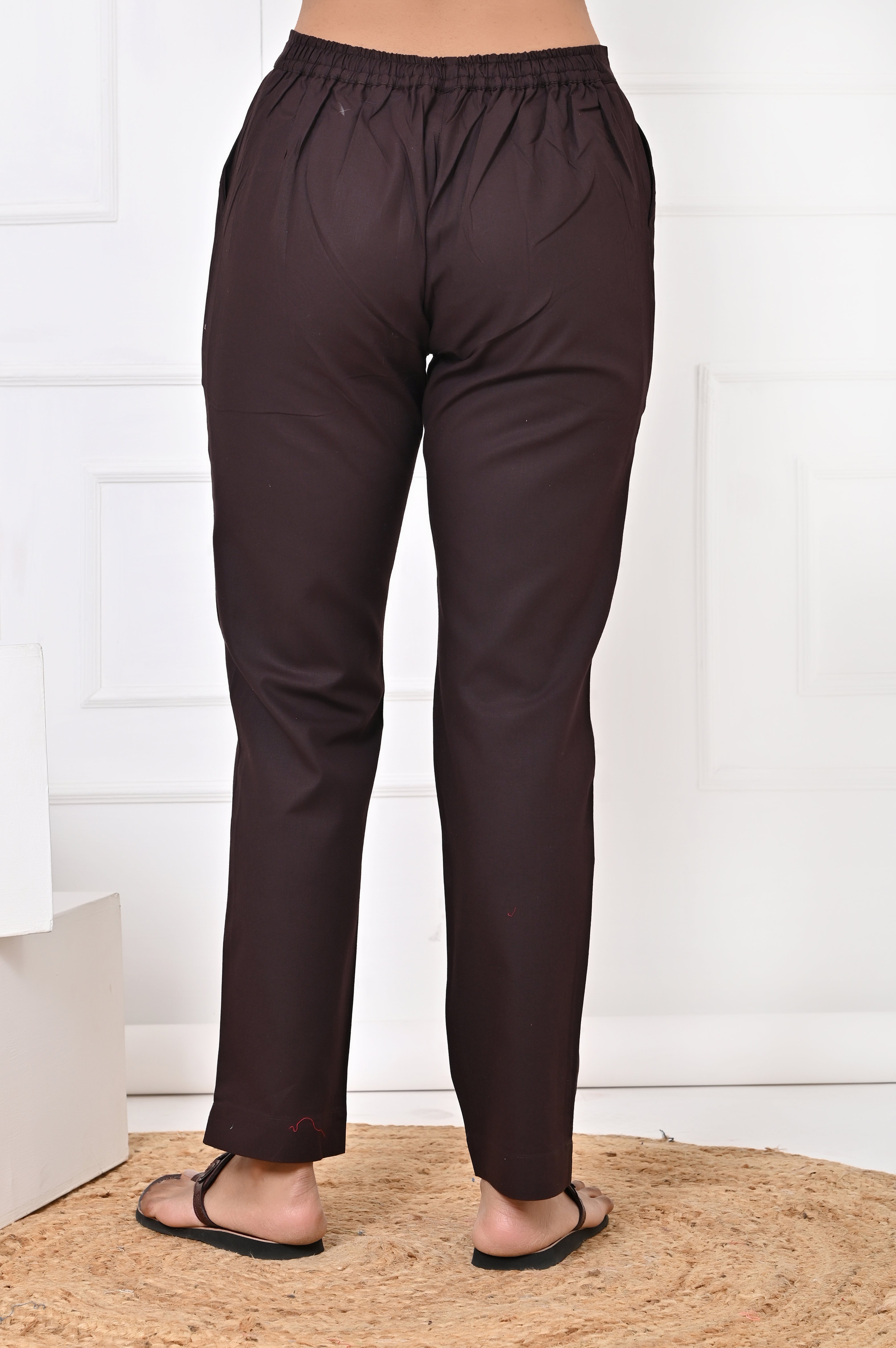 Brown Straight Pant