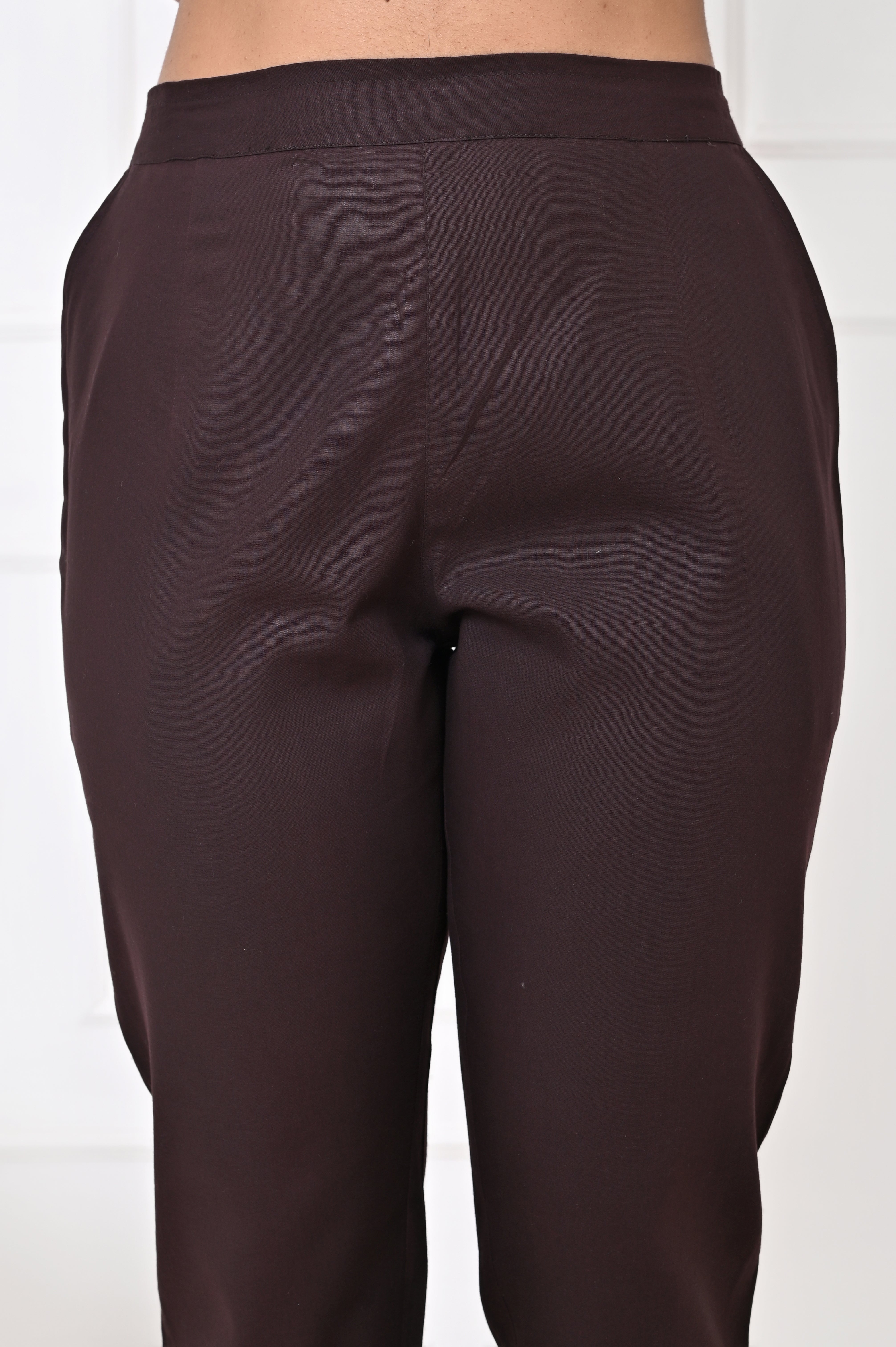 Brown Straight Pant