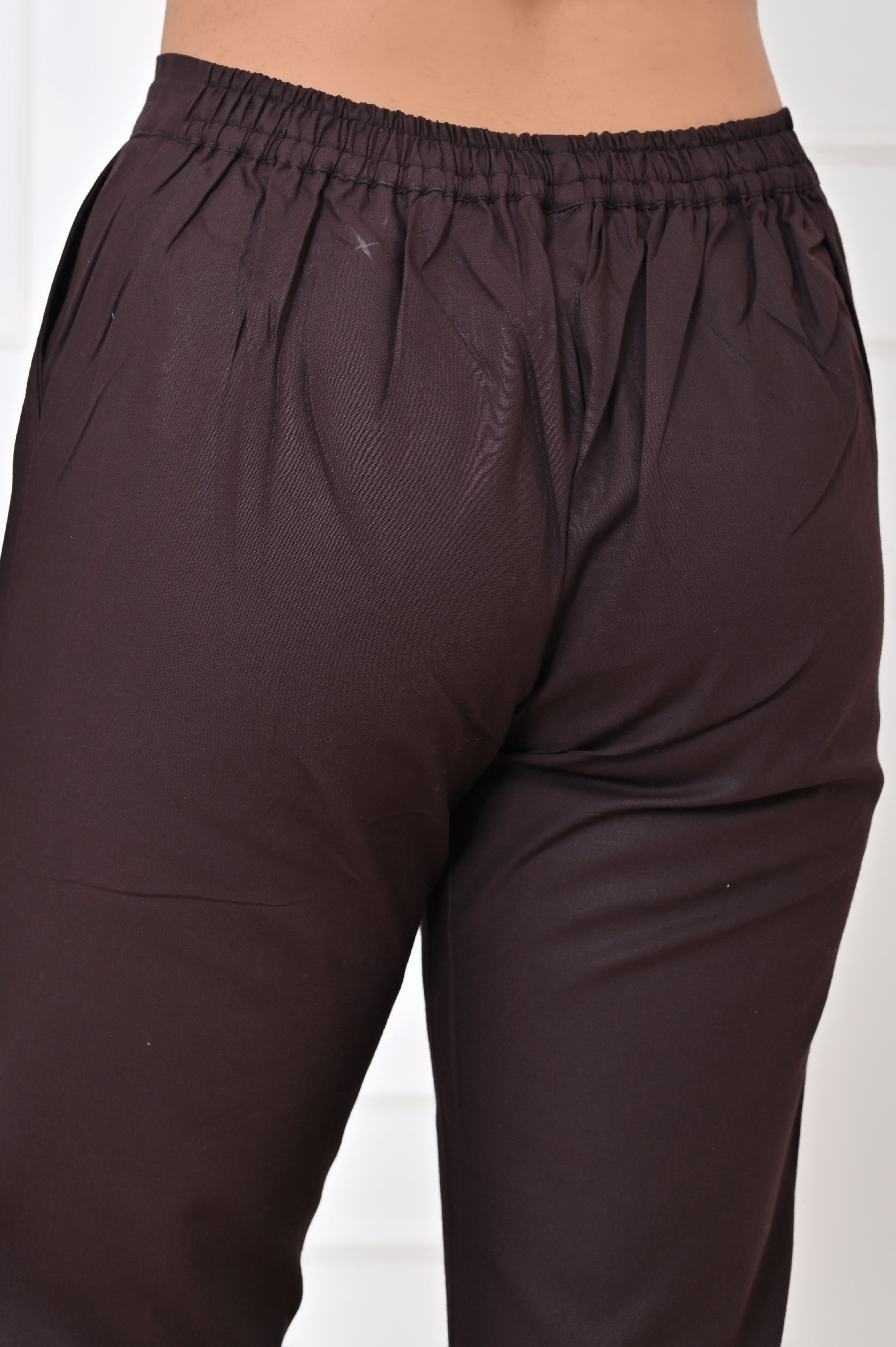 Brown Straight Pant