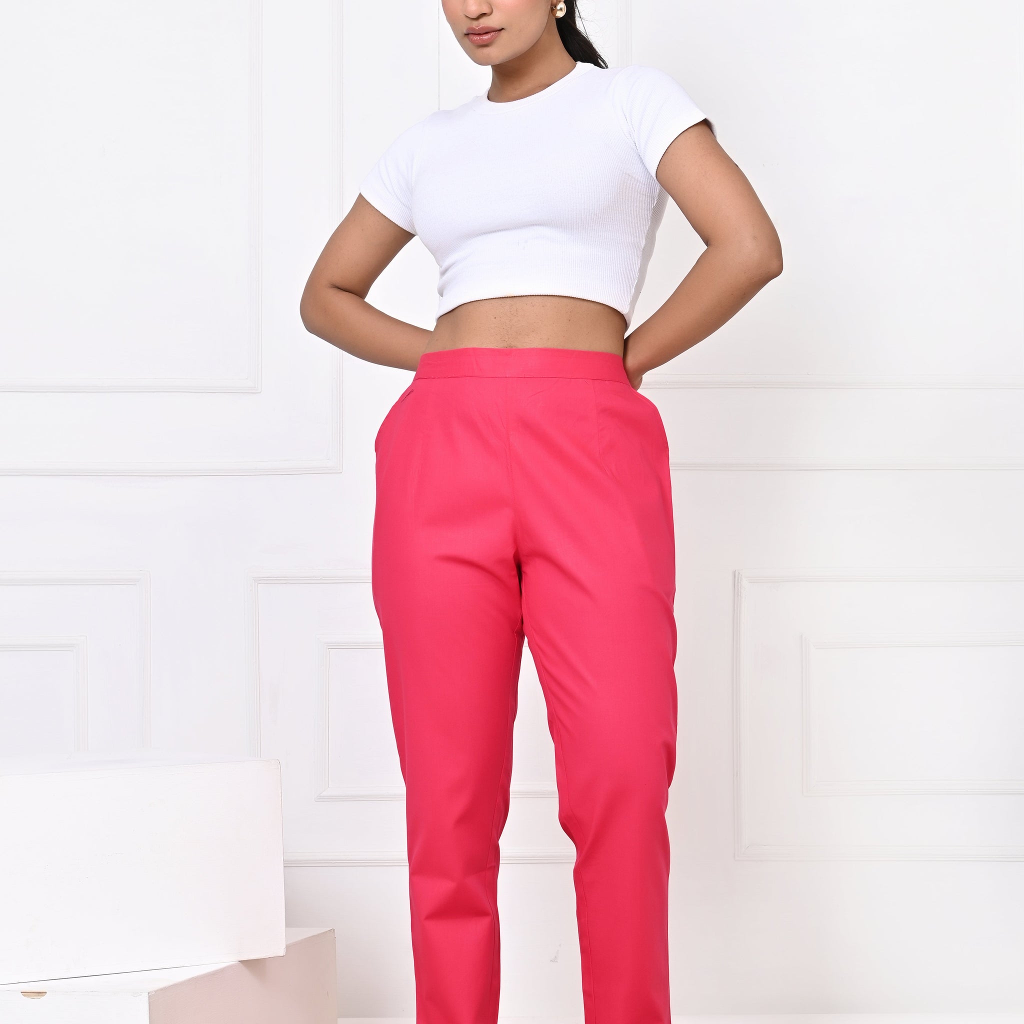 Hot Pink Straight Pant
