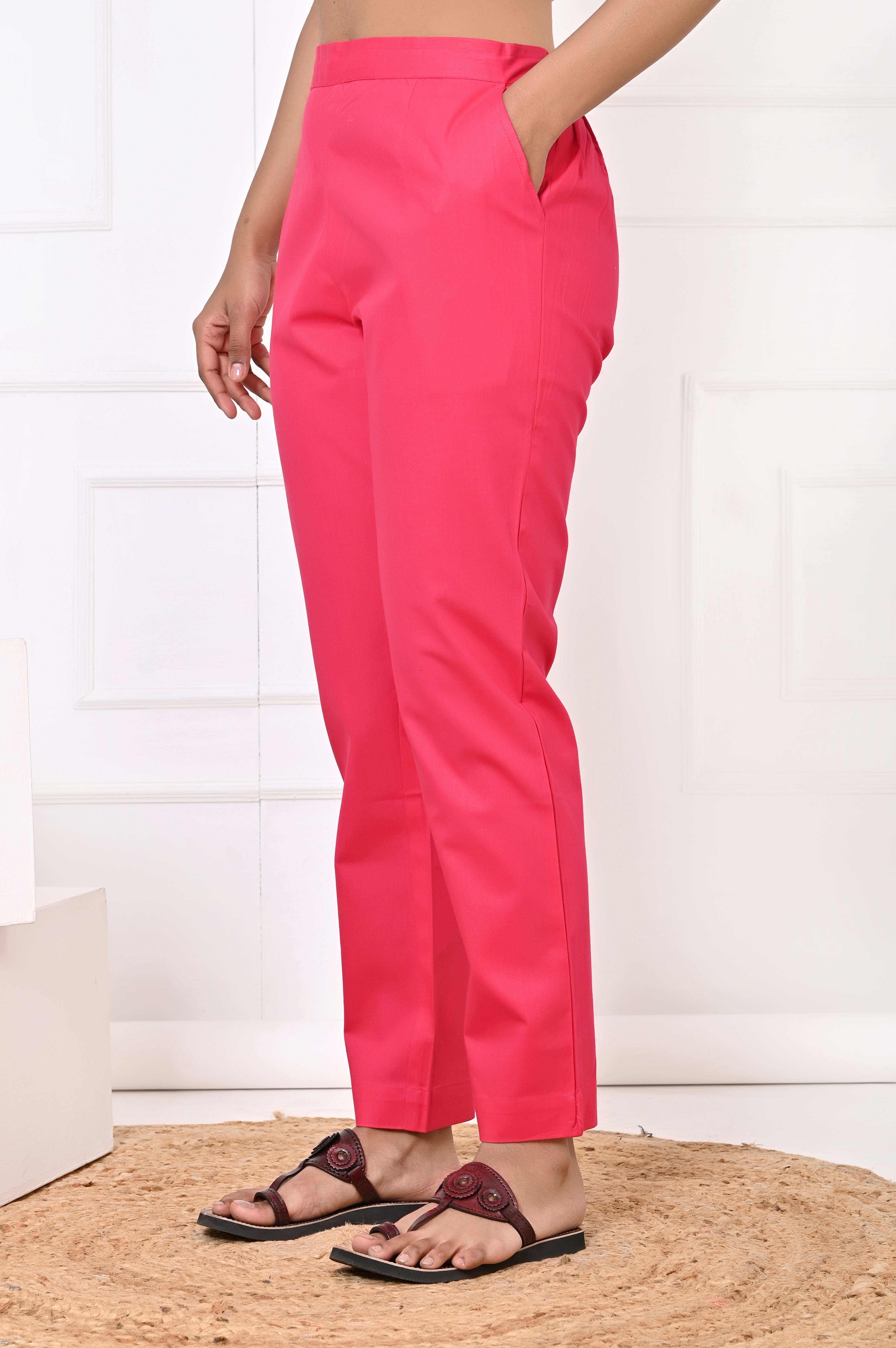 Hot Pink Straight Pant