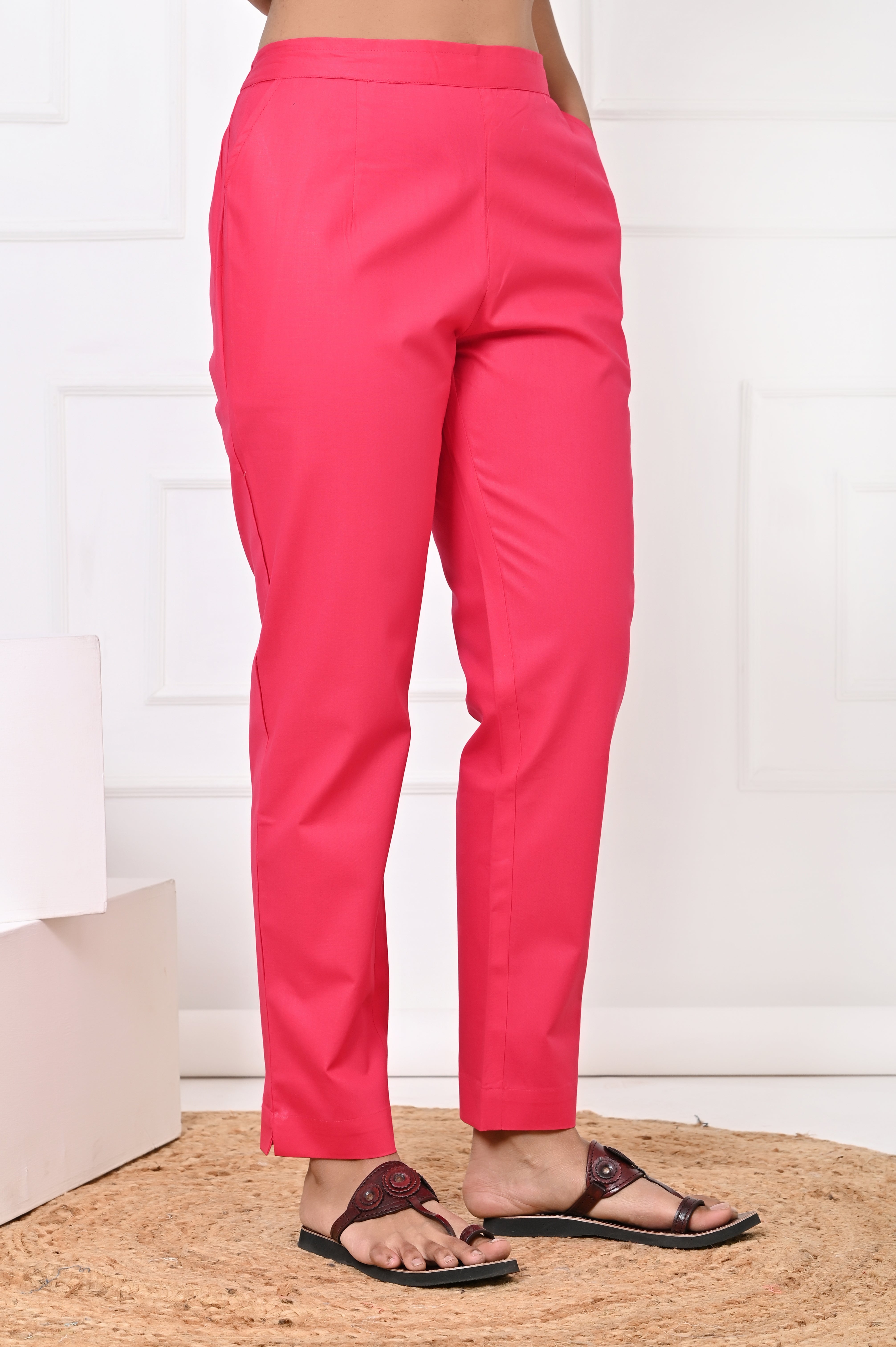 Hot Pink Straight Pant