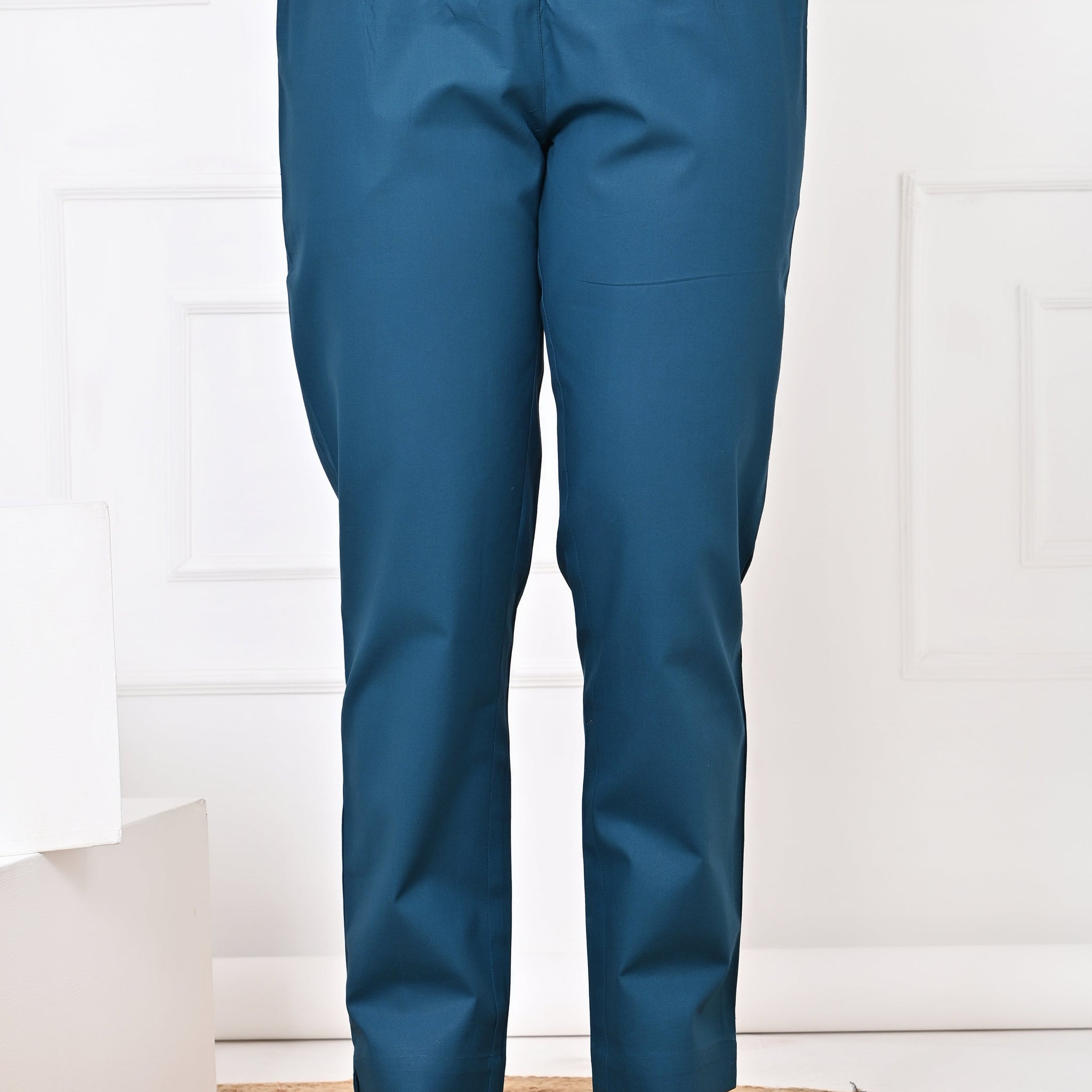 Teal Straight Pant