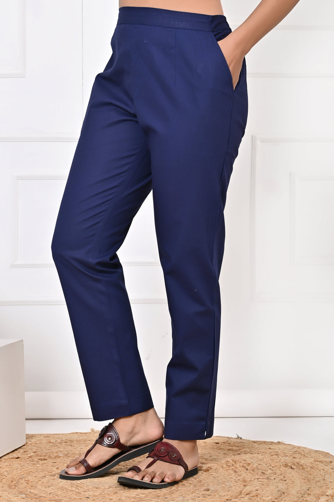 Navy Blue Straight pants
