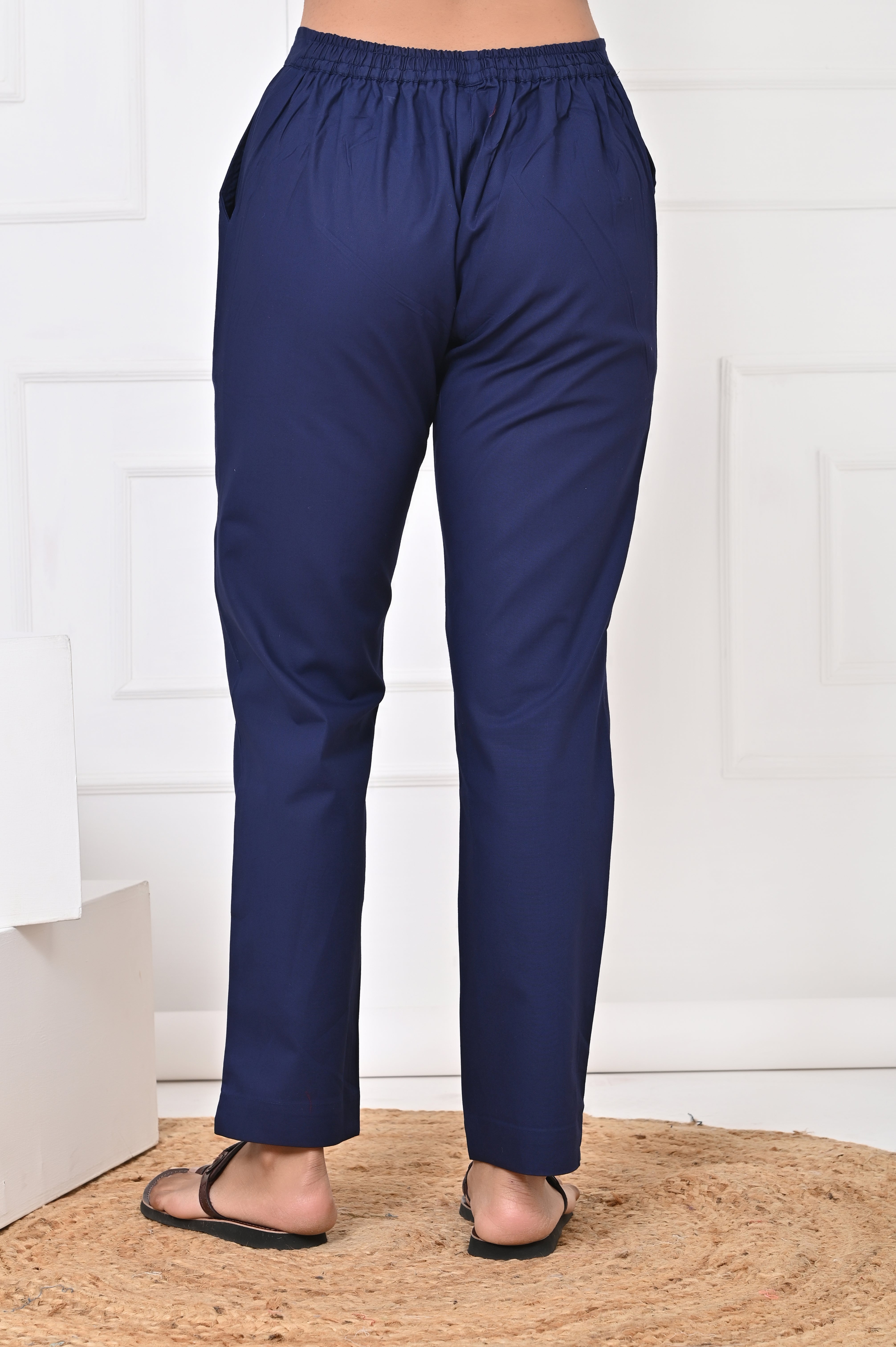 Navy Blue Straight pants