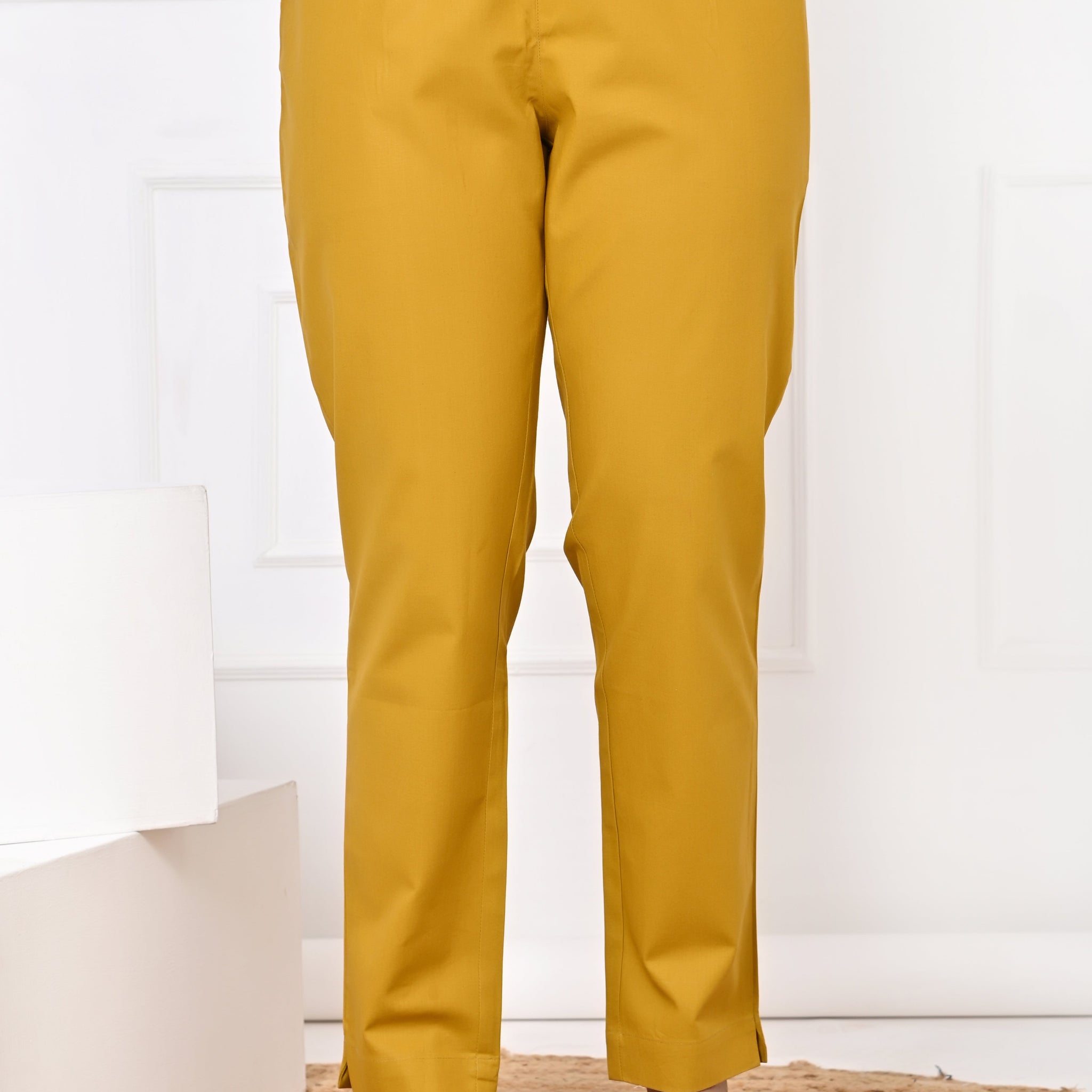 Mustard Straight Pant