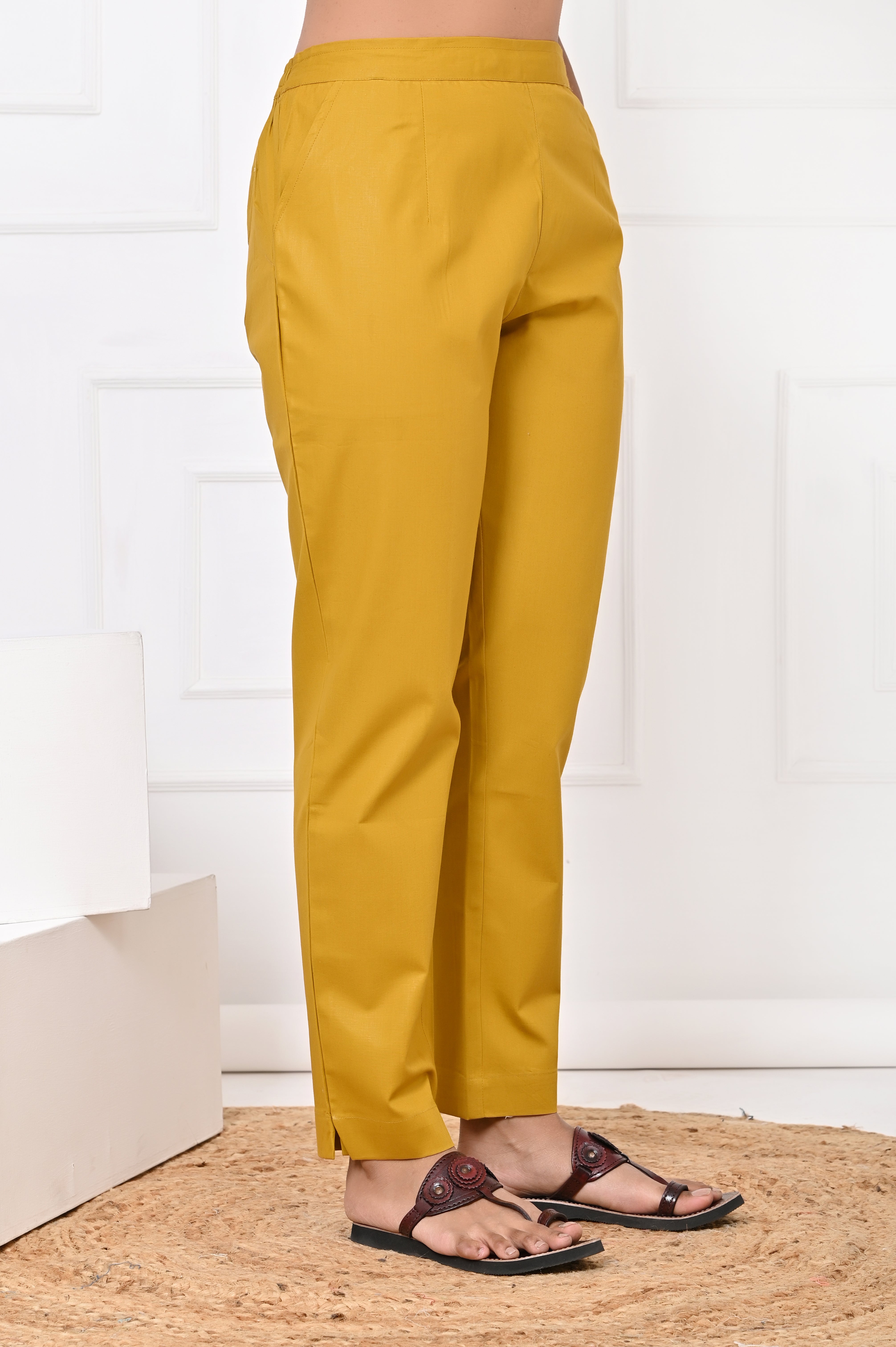 Mustard Straight Pant