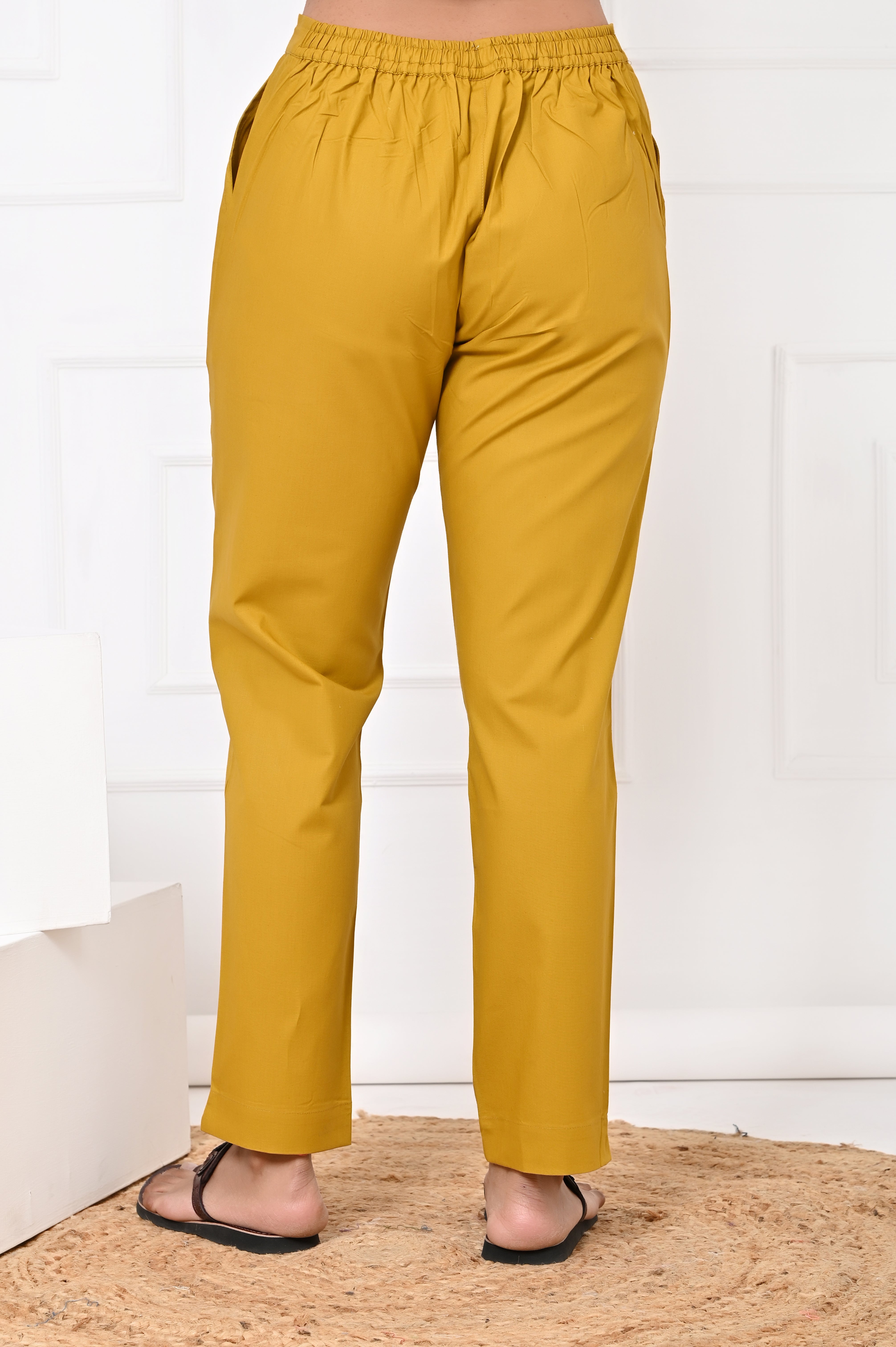 Mustard Straight Pant