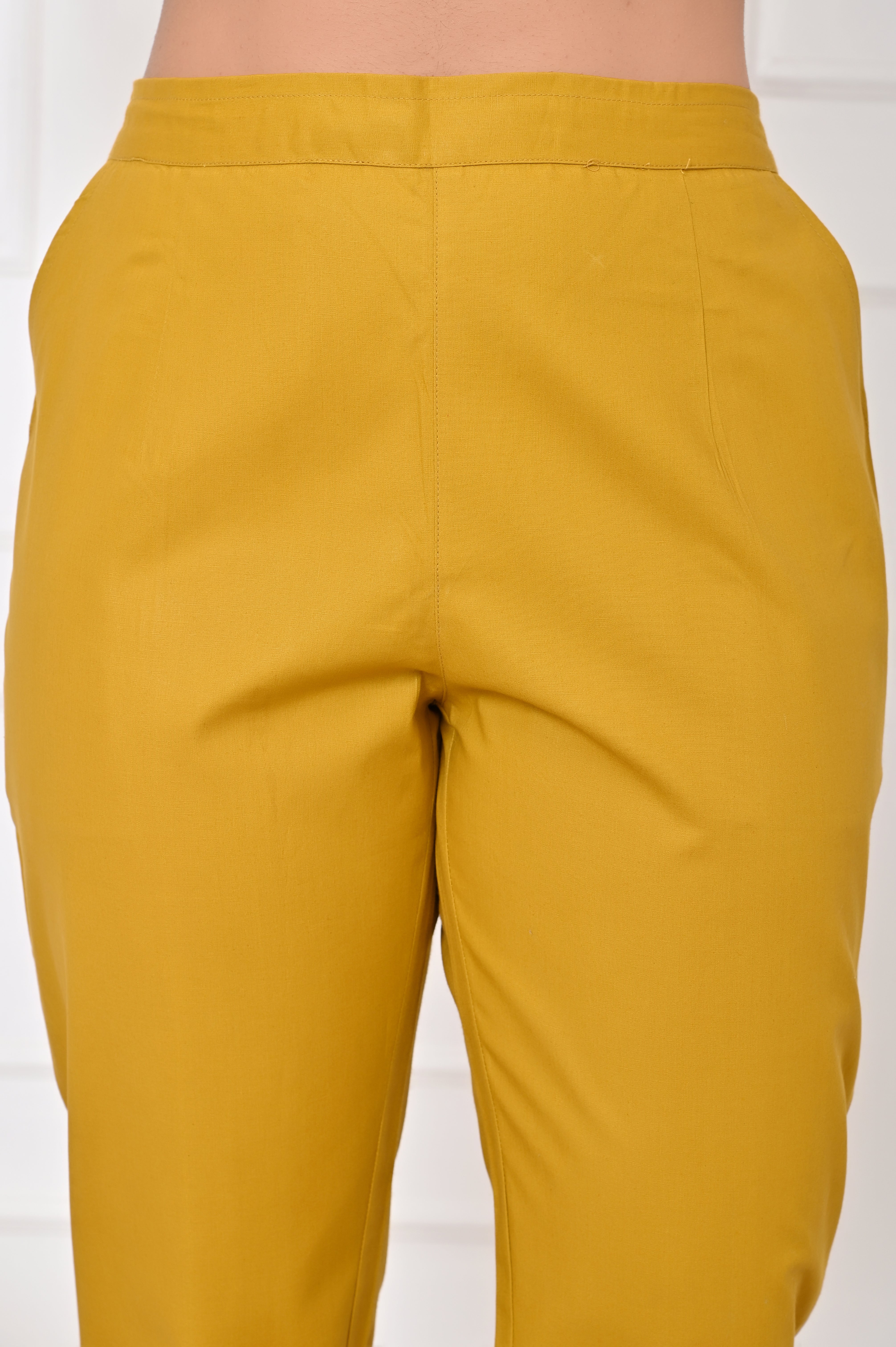 Mustard Straight Pant
