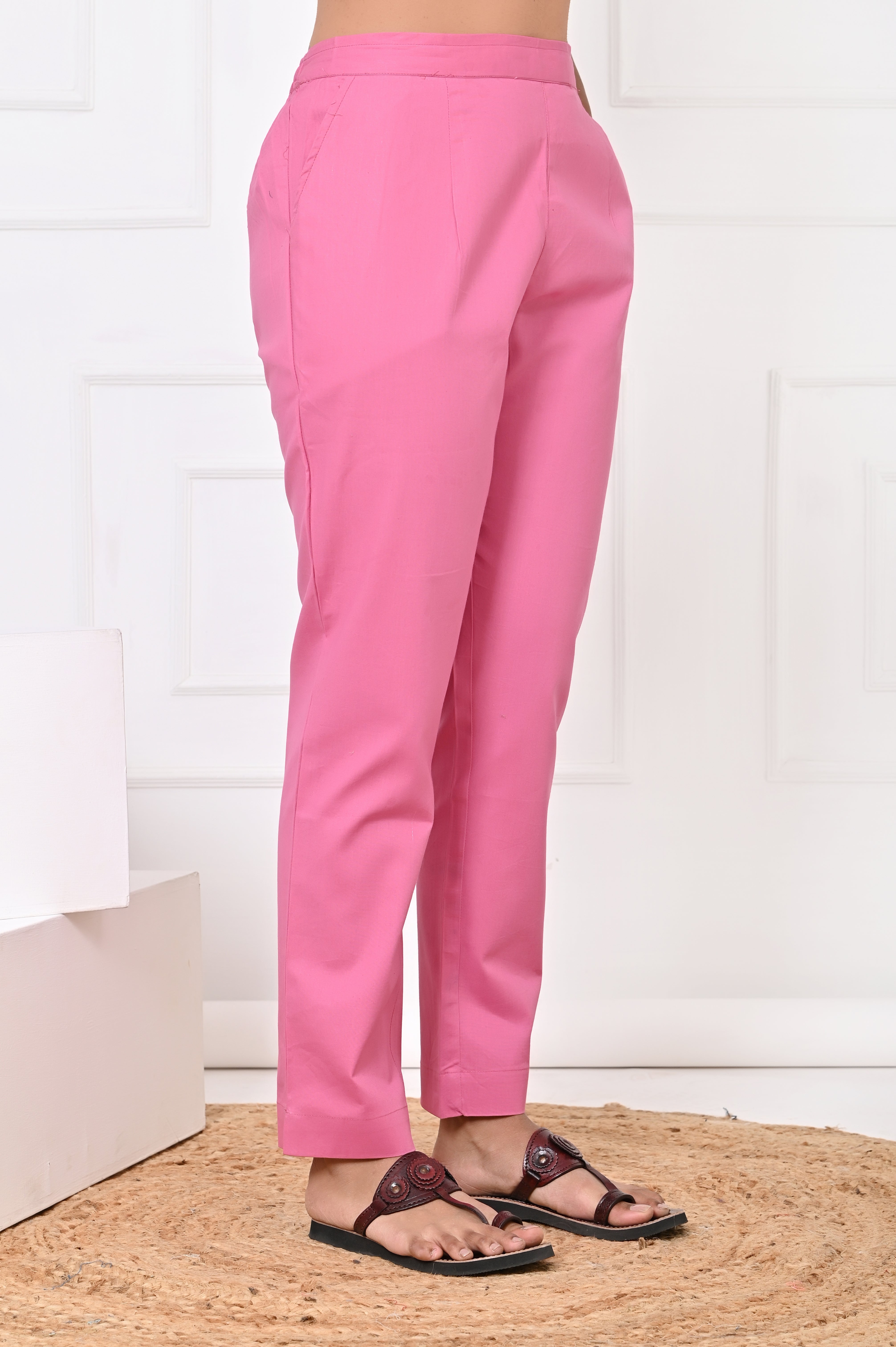 Light Pink Straight Pant