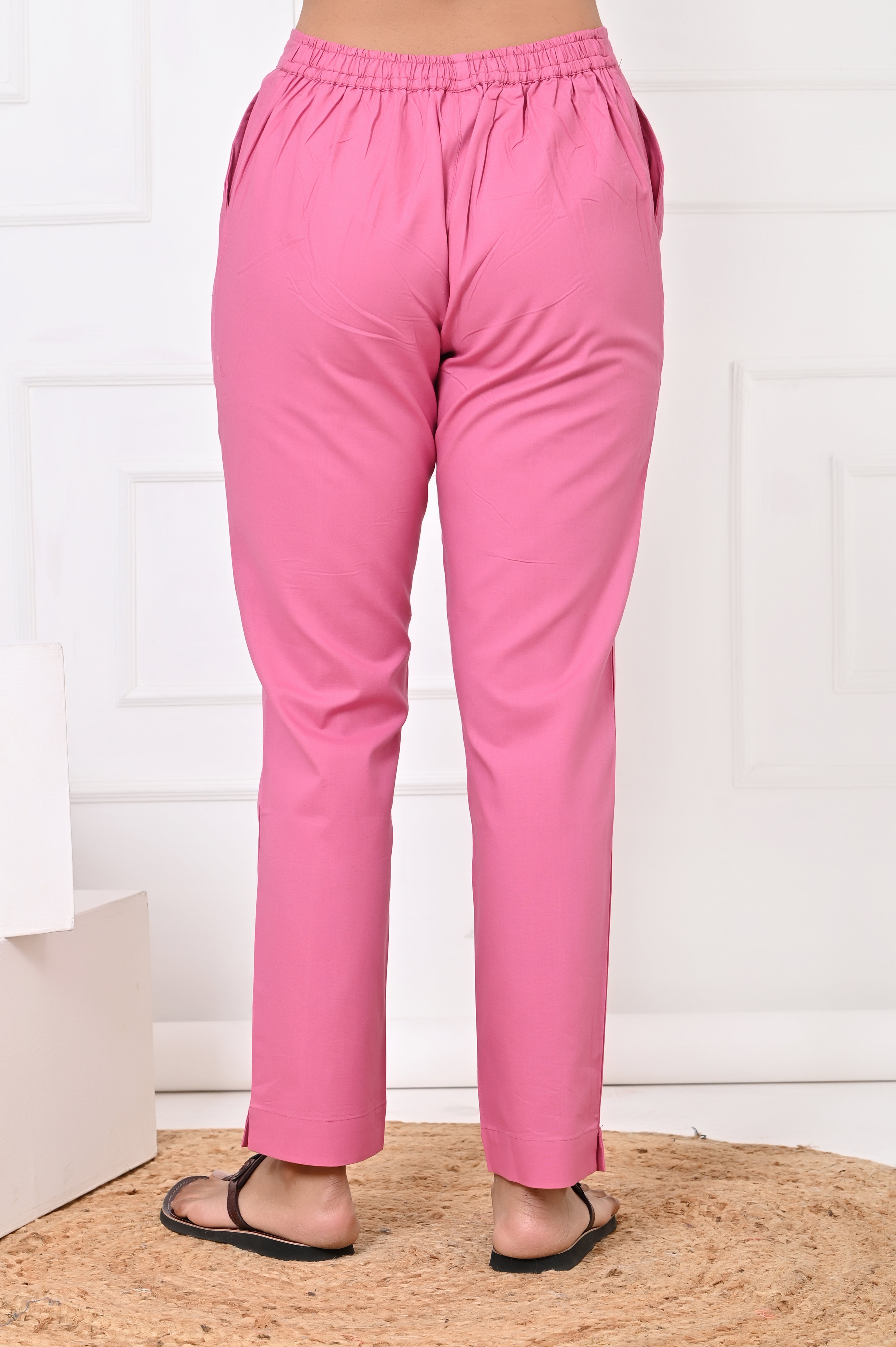 Light Pink Straight Pant