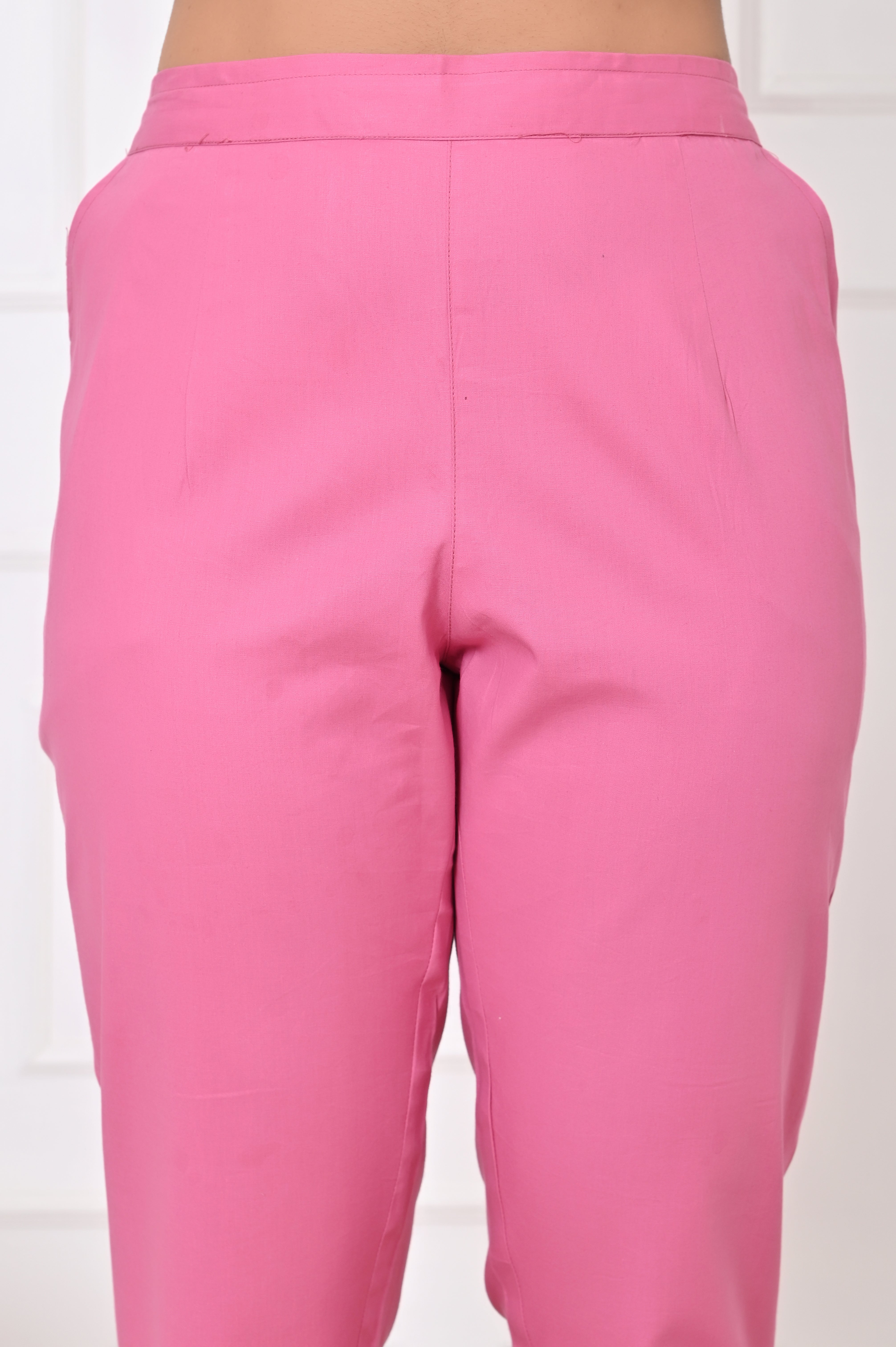 Light Pink Straight Pant