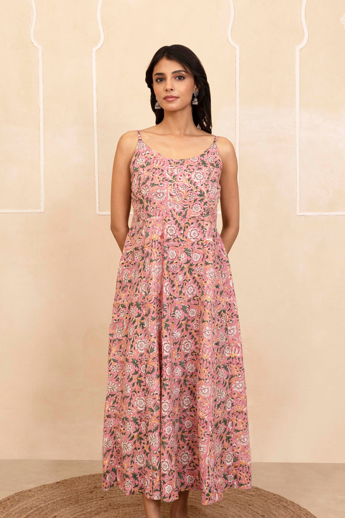 Pink Spaghetti Dress