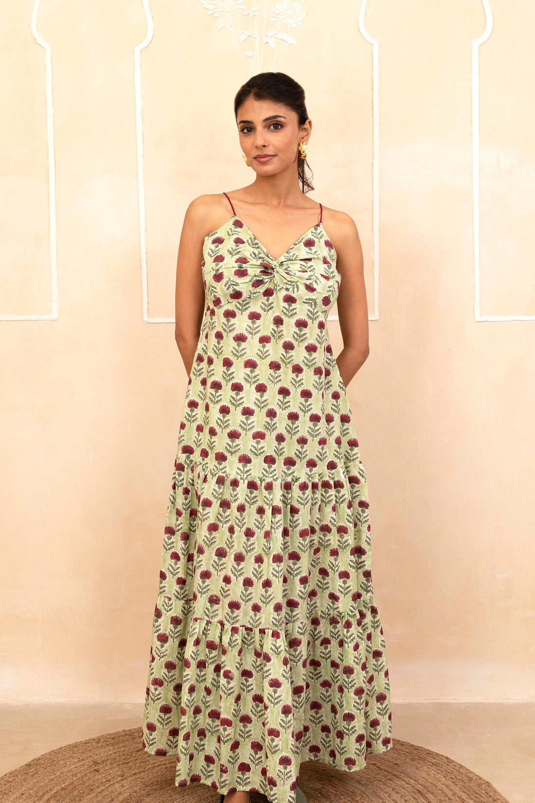 Mint Green Spaghetti Dress