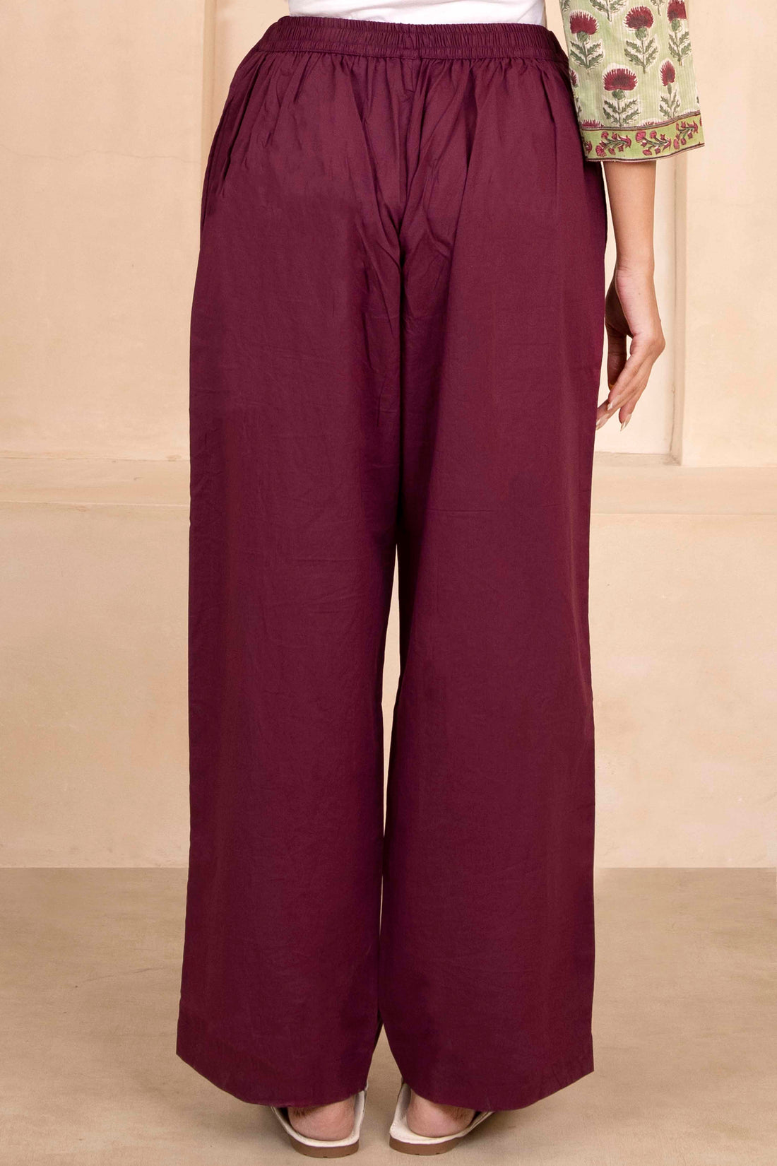 Maroon Palazzo Pant