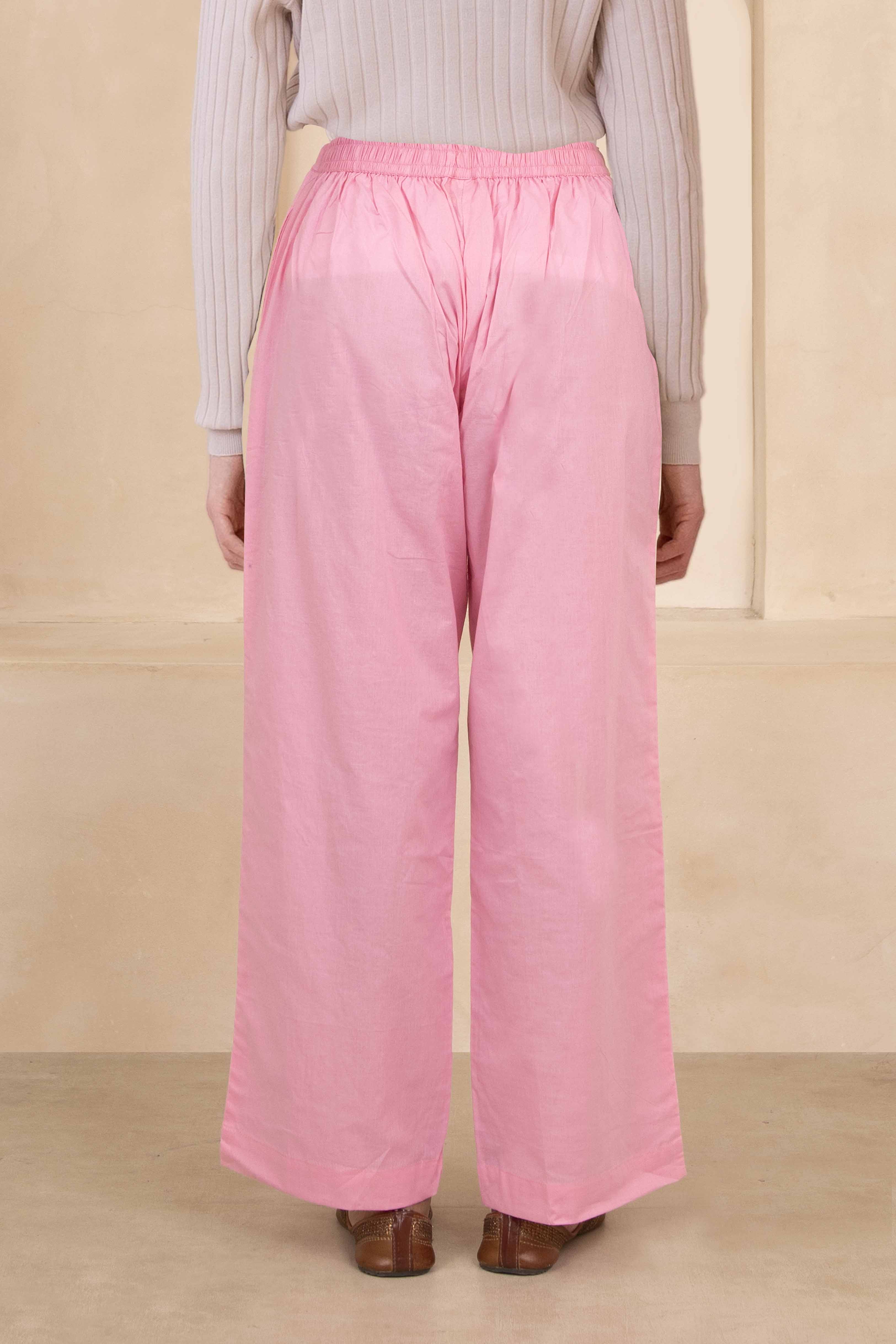 Baby Pink Palazzo Pant