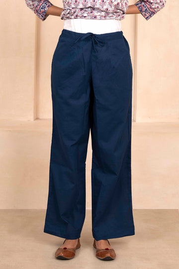 Navy Blue Palazzo Pant