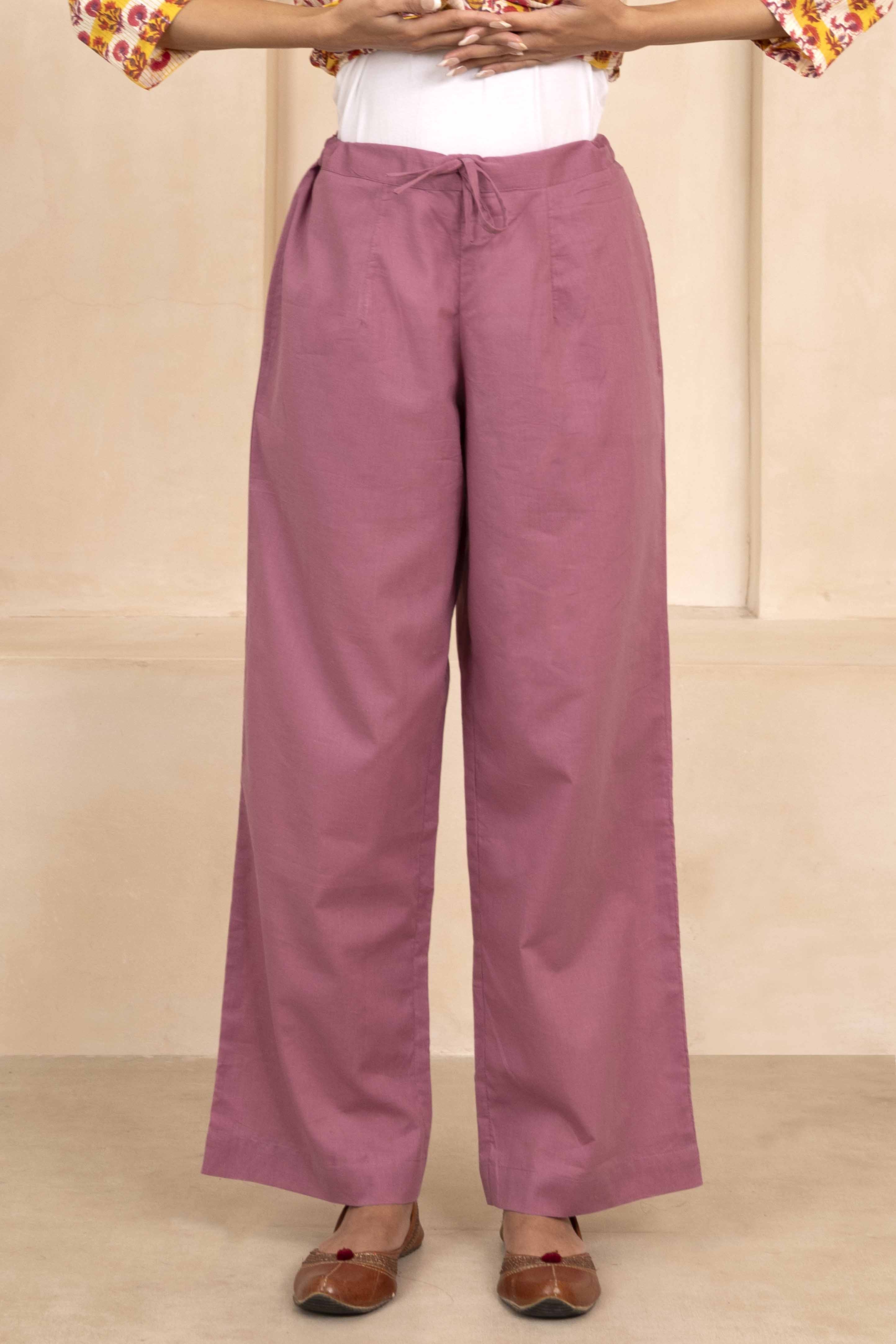 Onion Pink Palazzo Pant