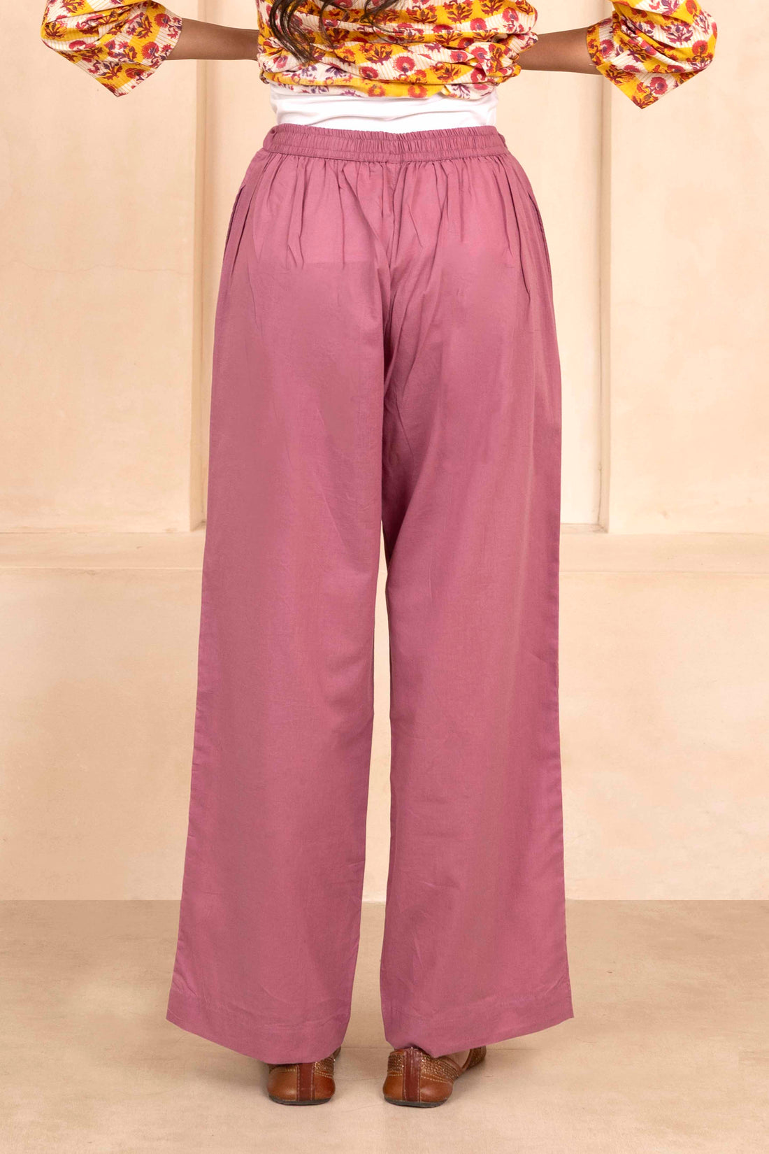 Onion Pink Palazzo Pant