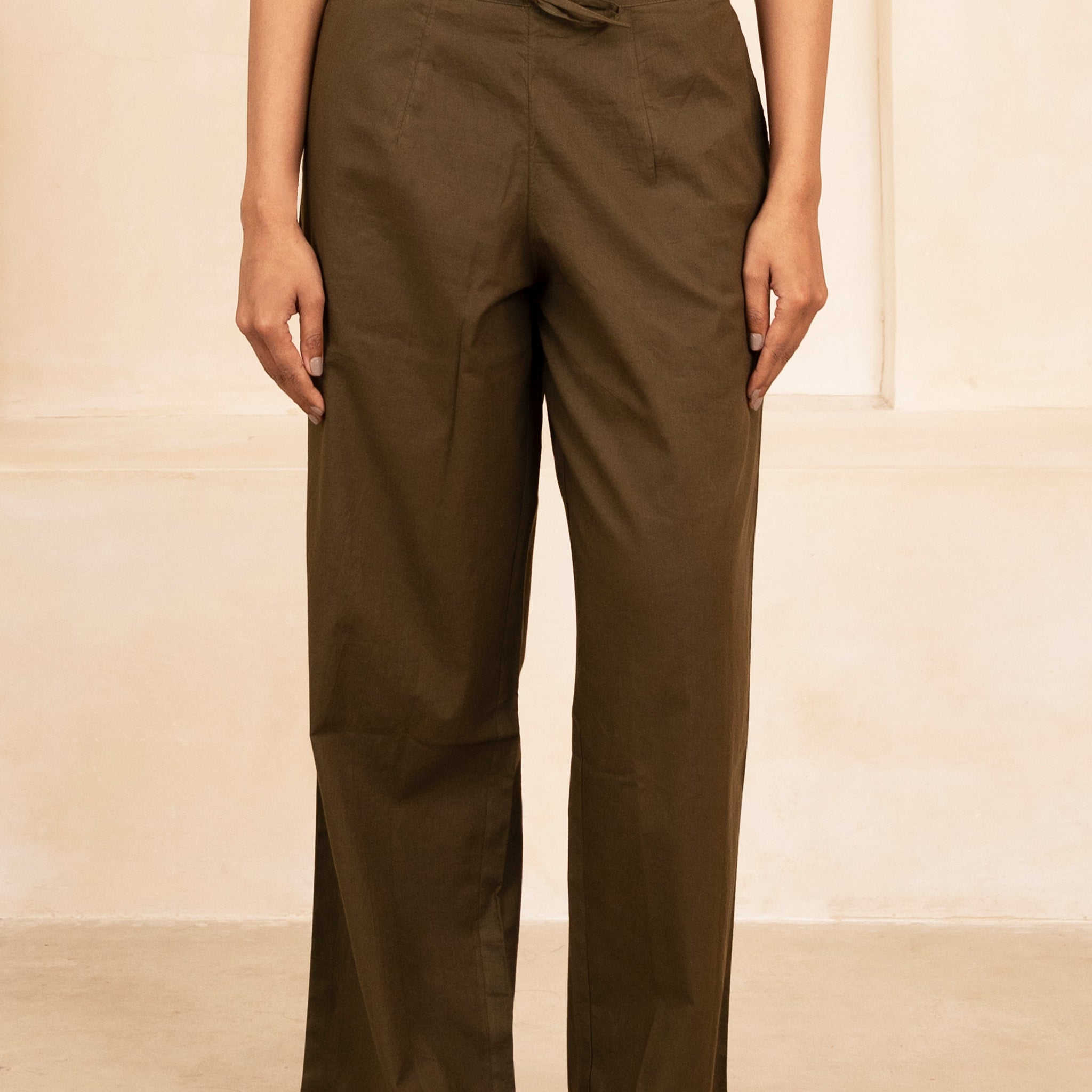 Olive Green Palazzo Pant