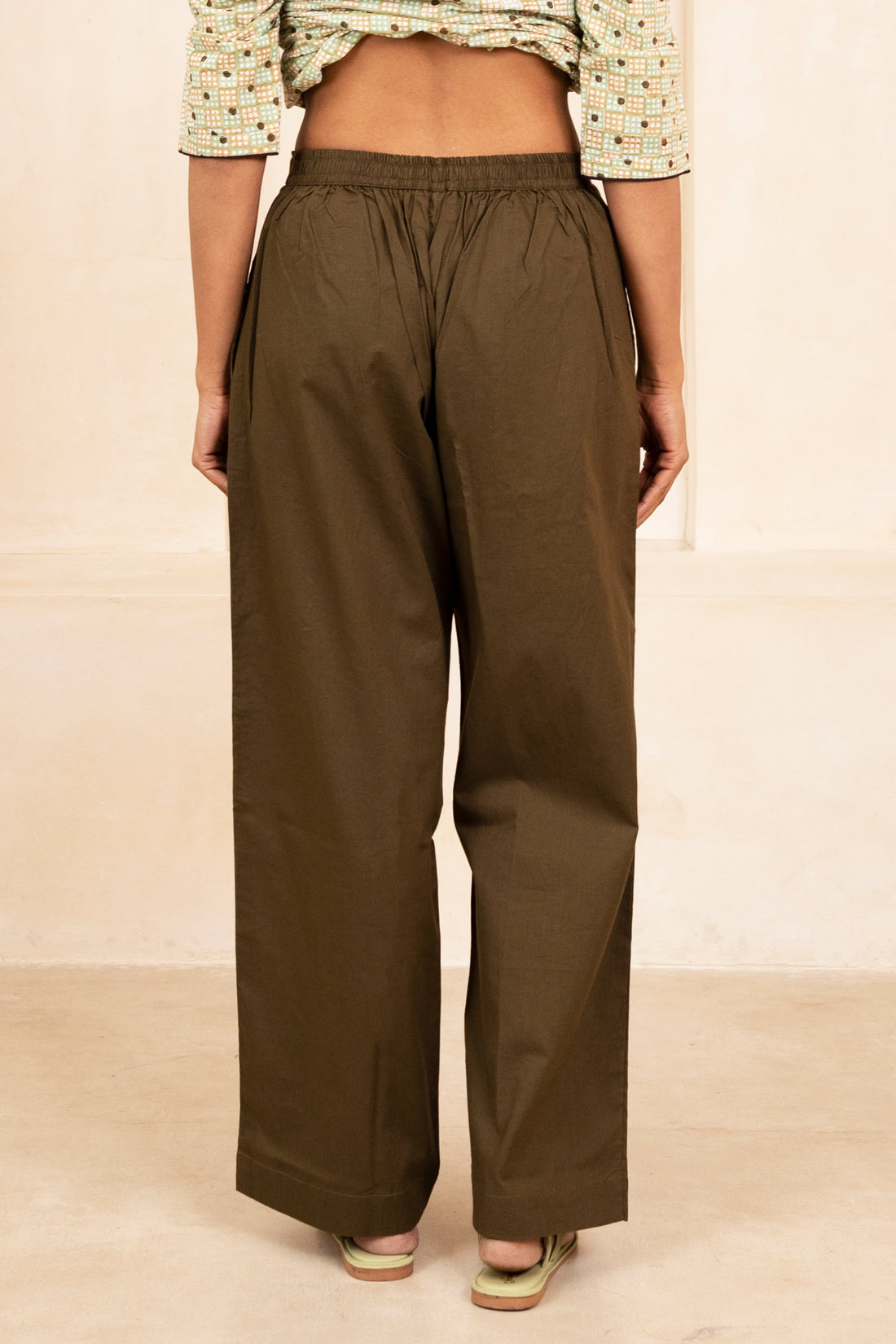Olive Green Palazzo Pant