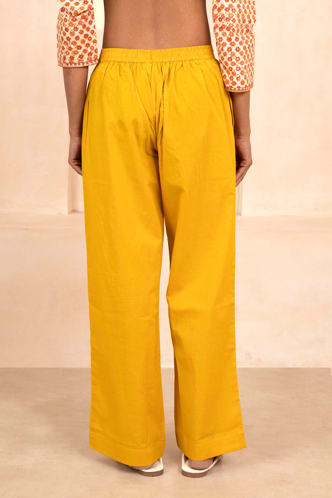 Golden Yellow Palazzo Pant