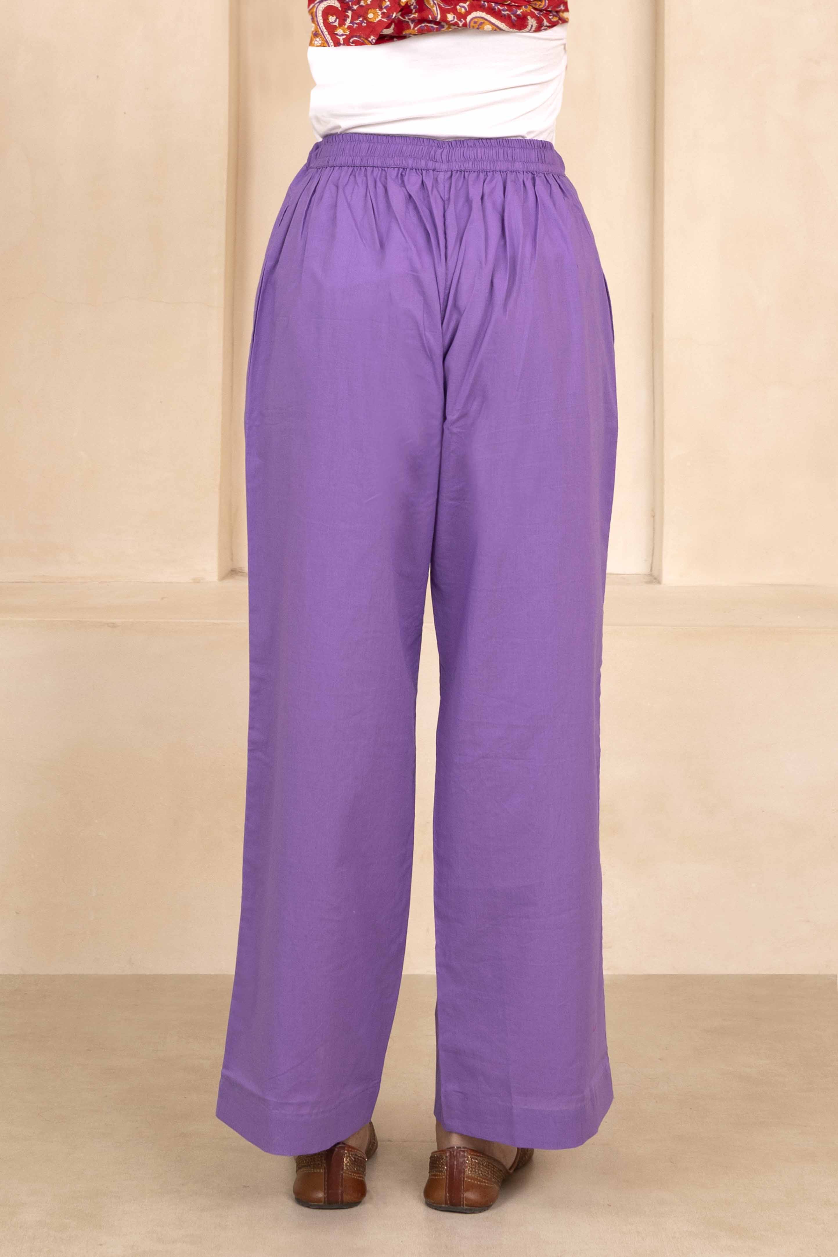 Lavender Palazzo Pant