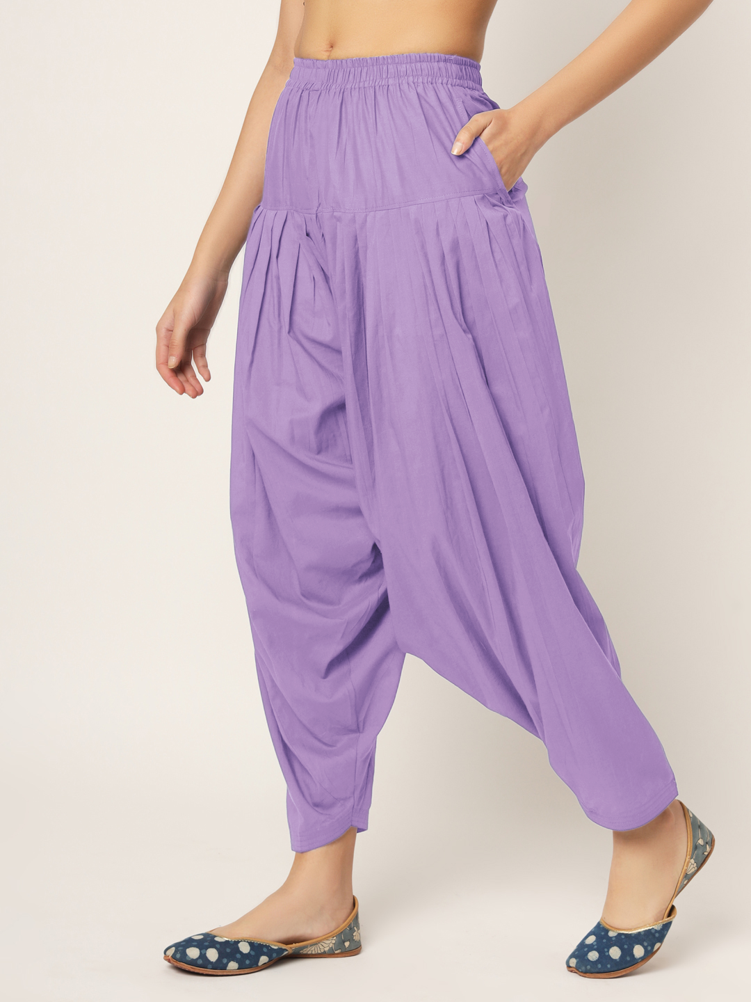 Lavender Patiala Pant