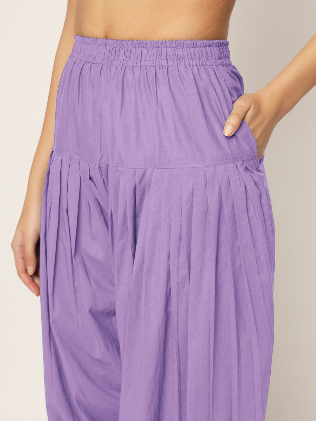 Lavender Patiala Pant