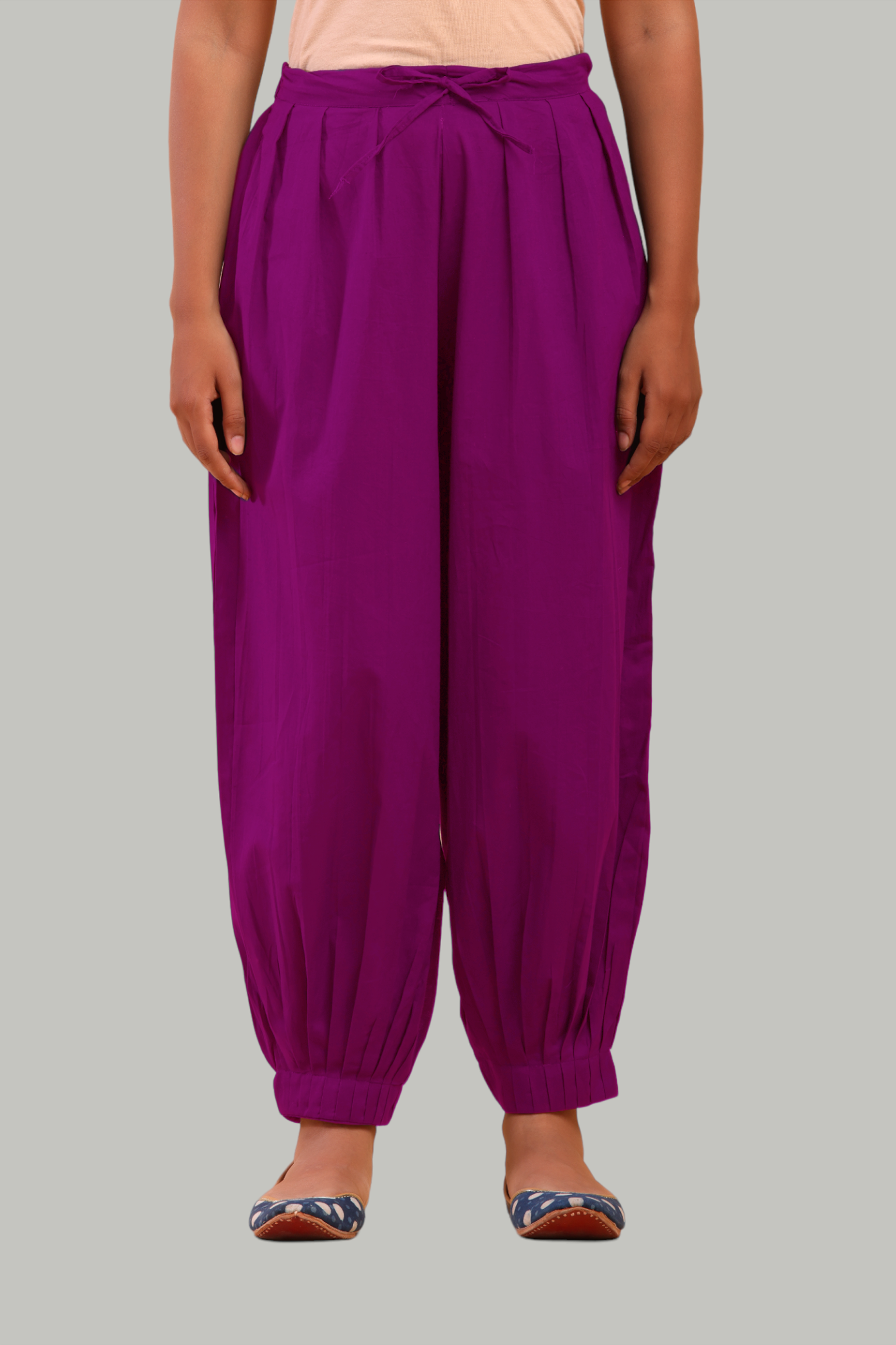 Magenta Afghani Pant