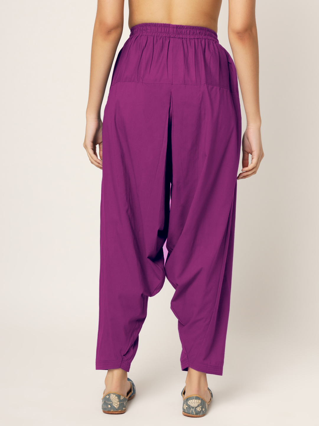 Magenta Patiala Pant