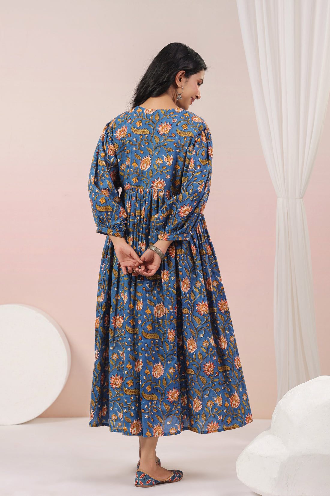 Shuddhi blue bohemian dress