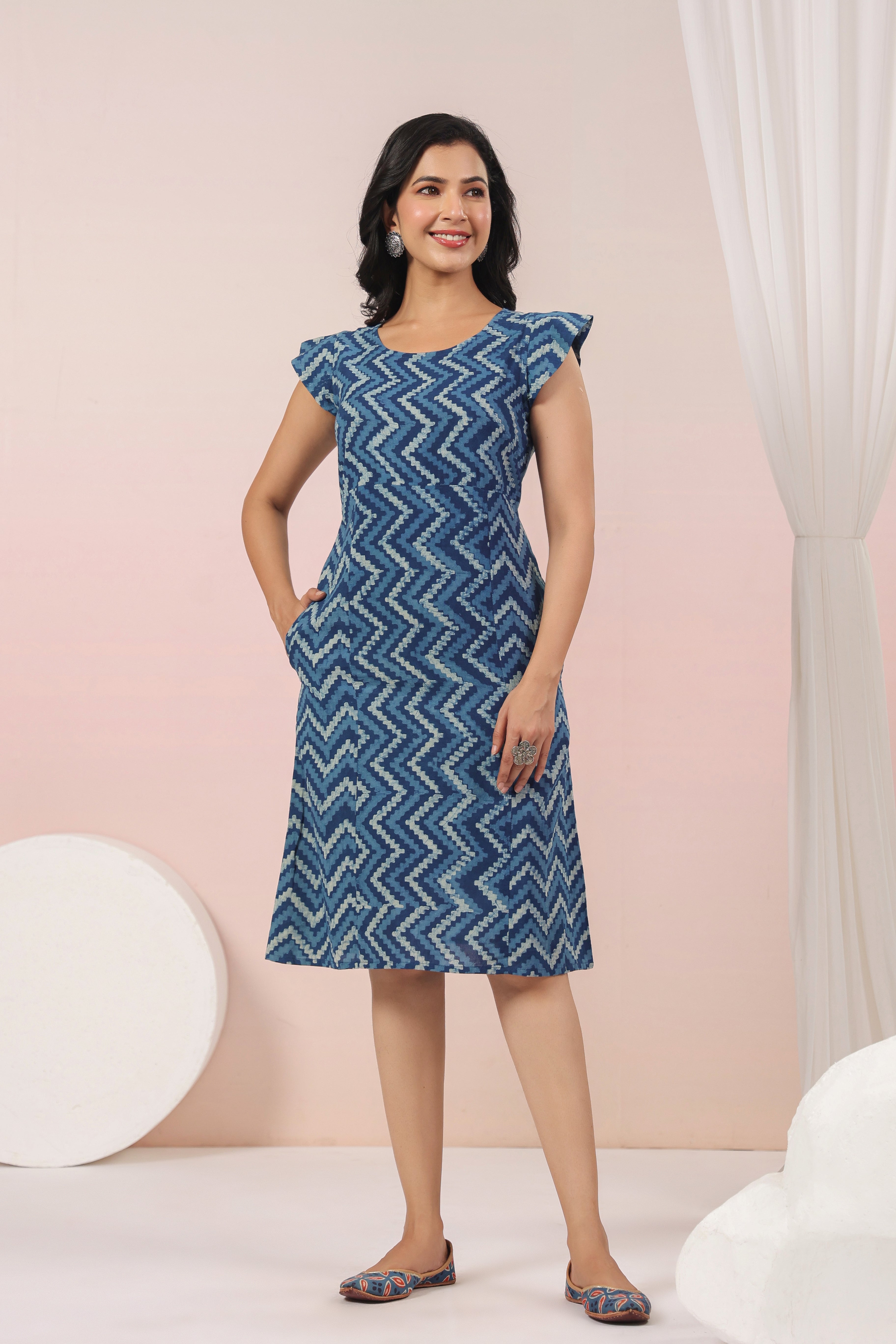 Shuddhi Blue dress