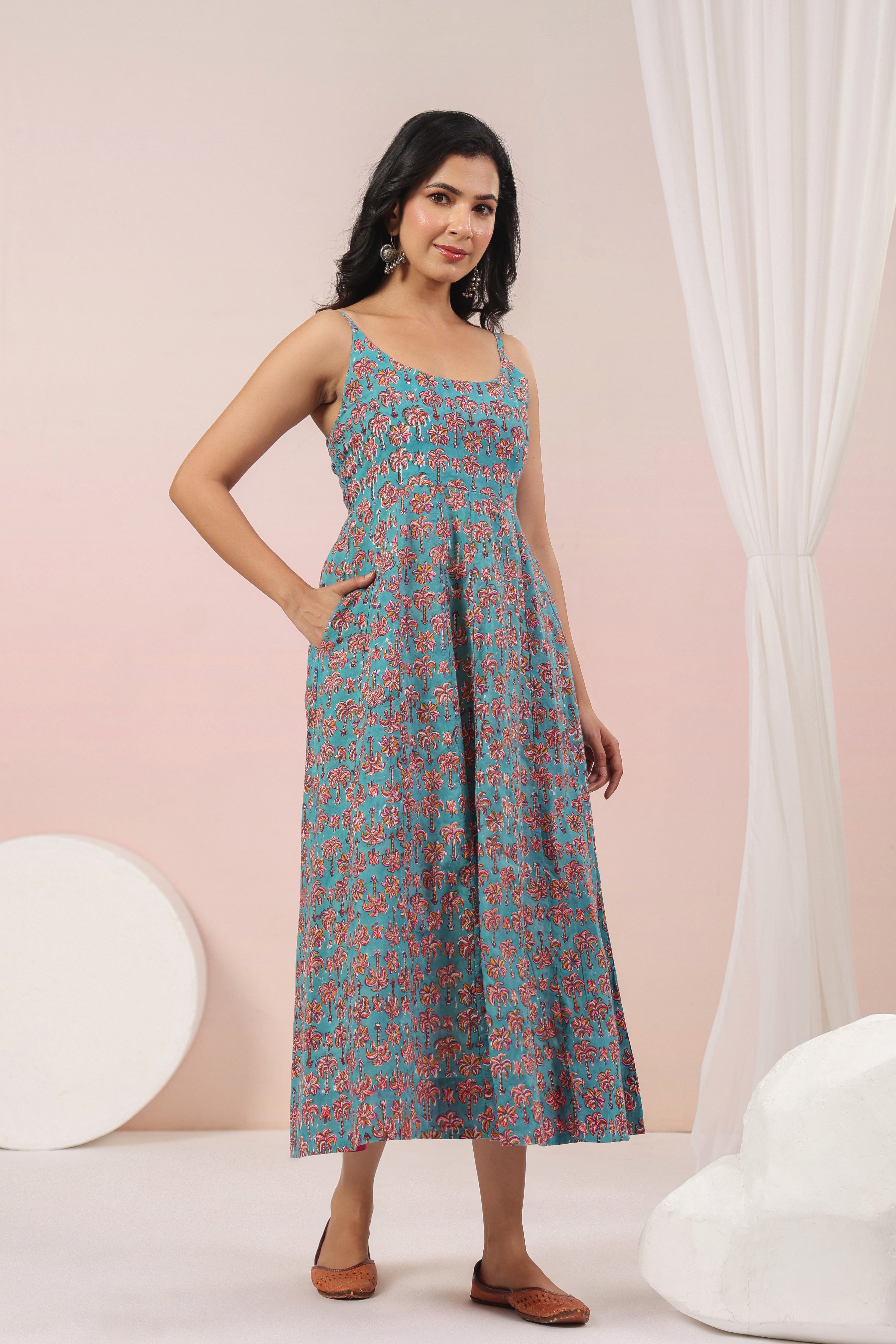 Shuddhi green Dress