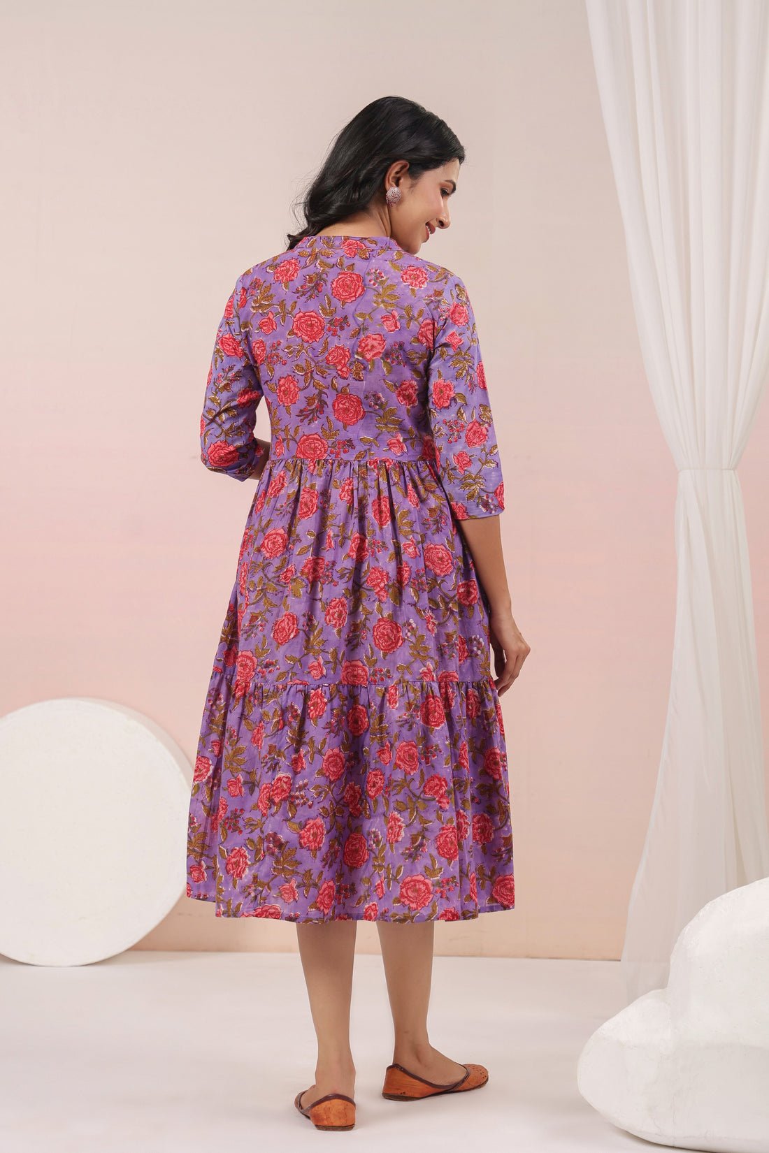 Shuddhi purple dress
