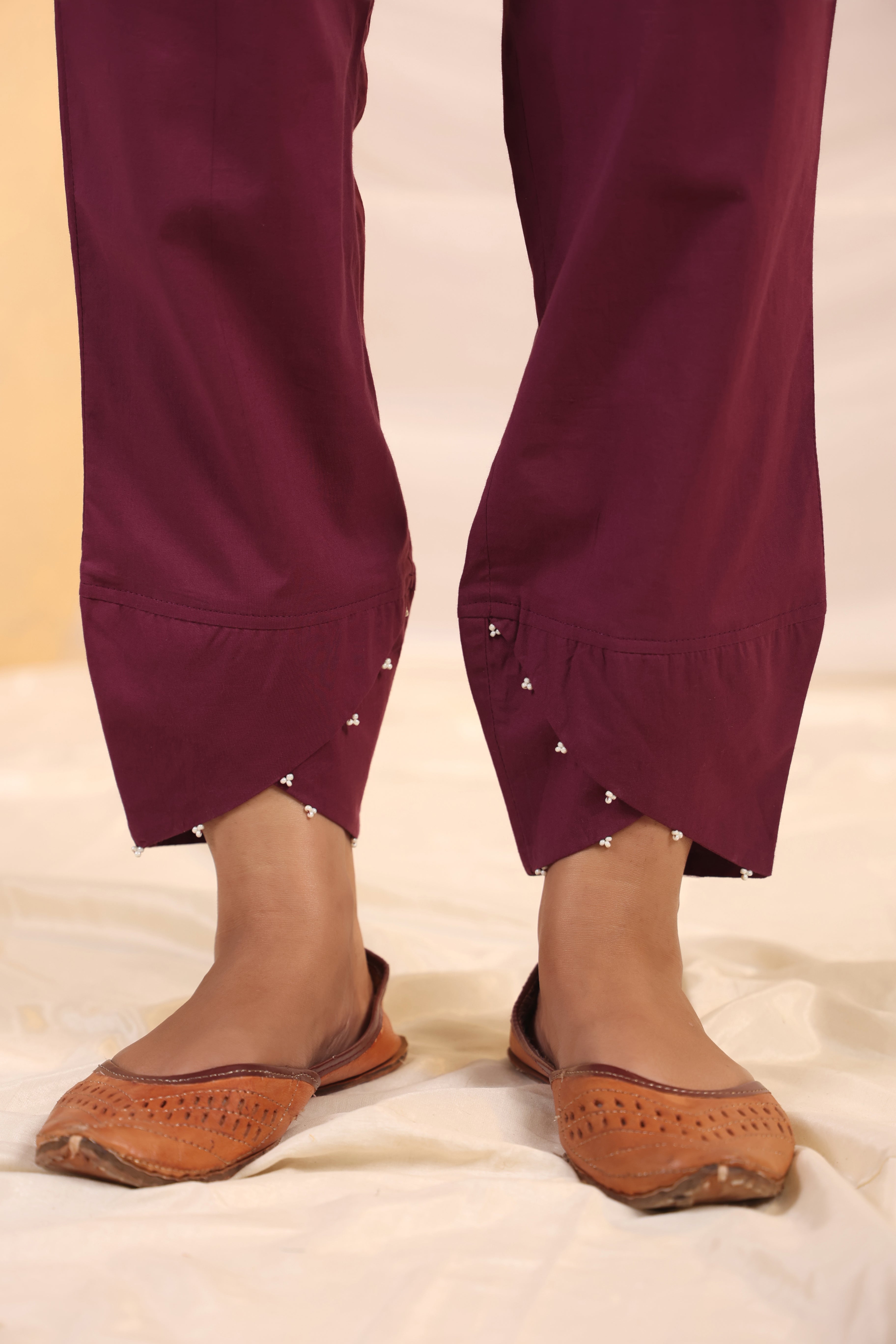Shuddhi  Peach and Pink Shirt