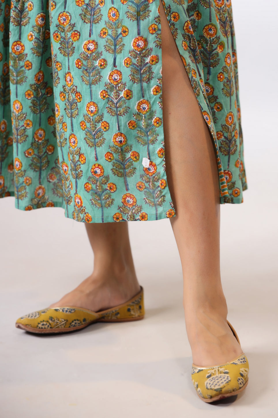 Emerald Green Skirt-Top Set