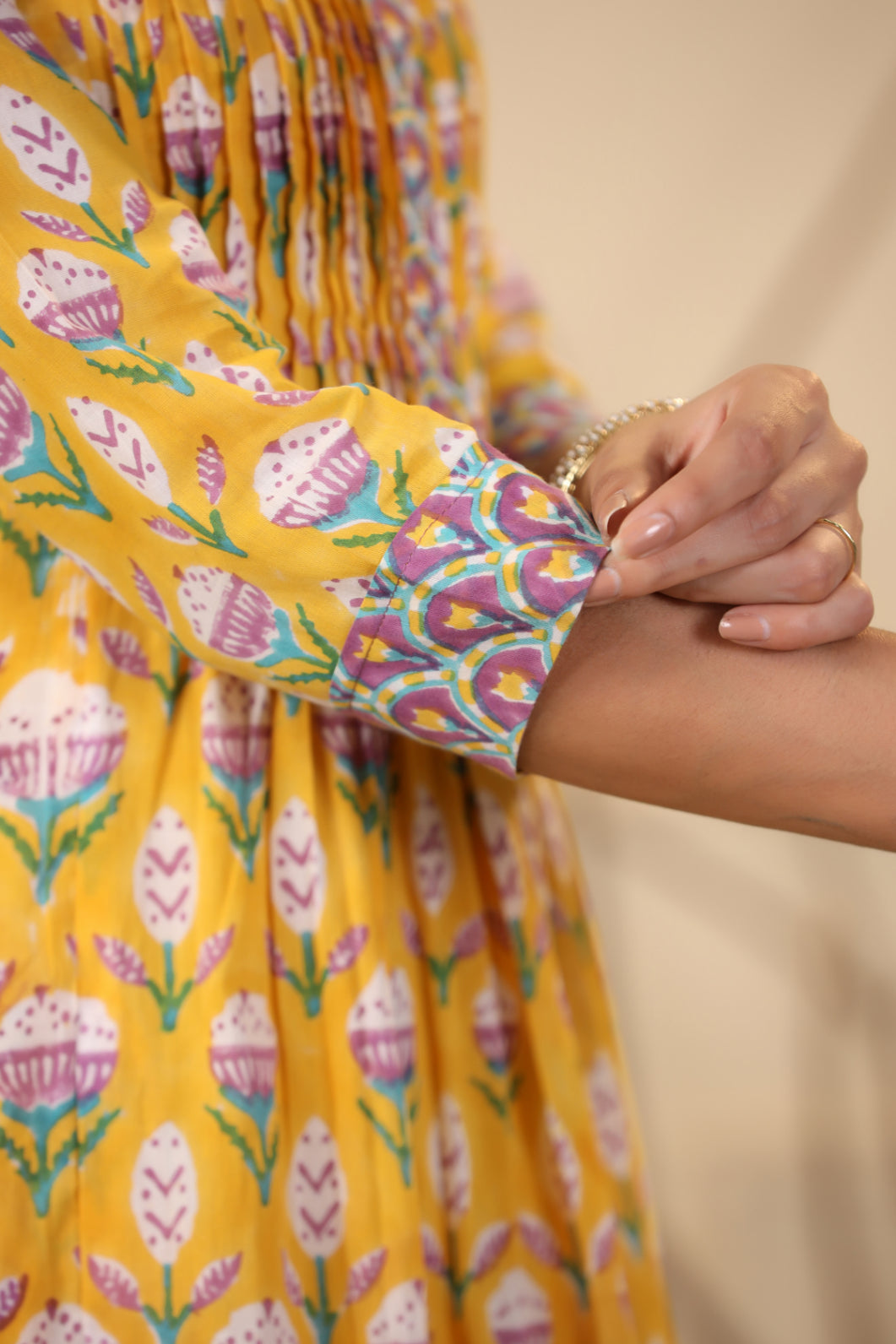 Mimosa Yellow A-Line Kurta